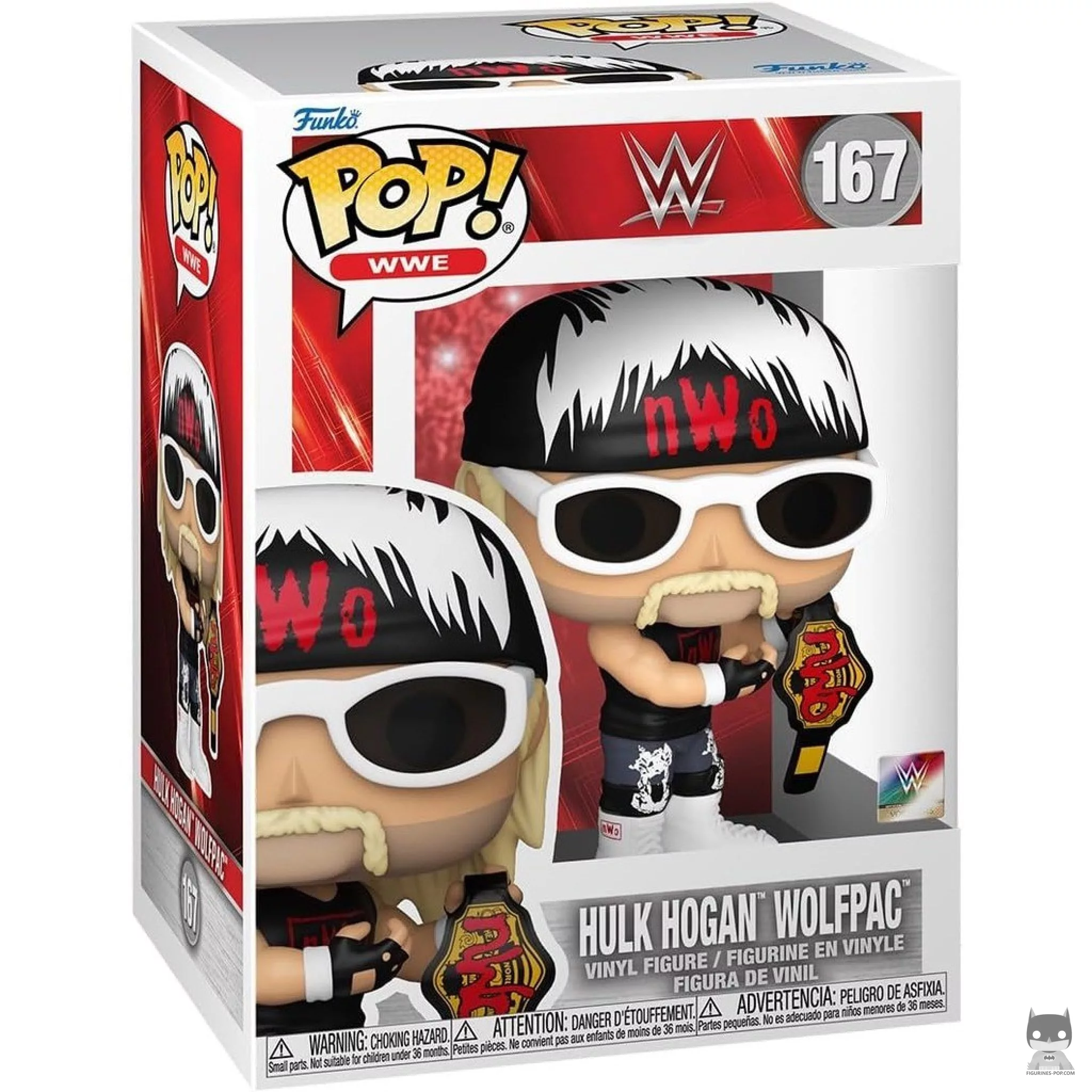 Figura Funko Pop! Hulk Hogan (Wolfpac) en su caja