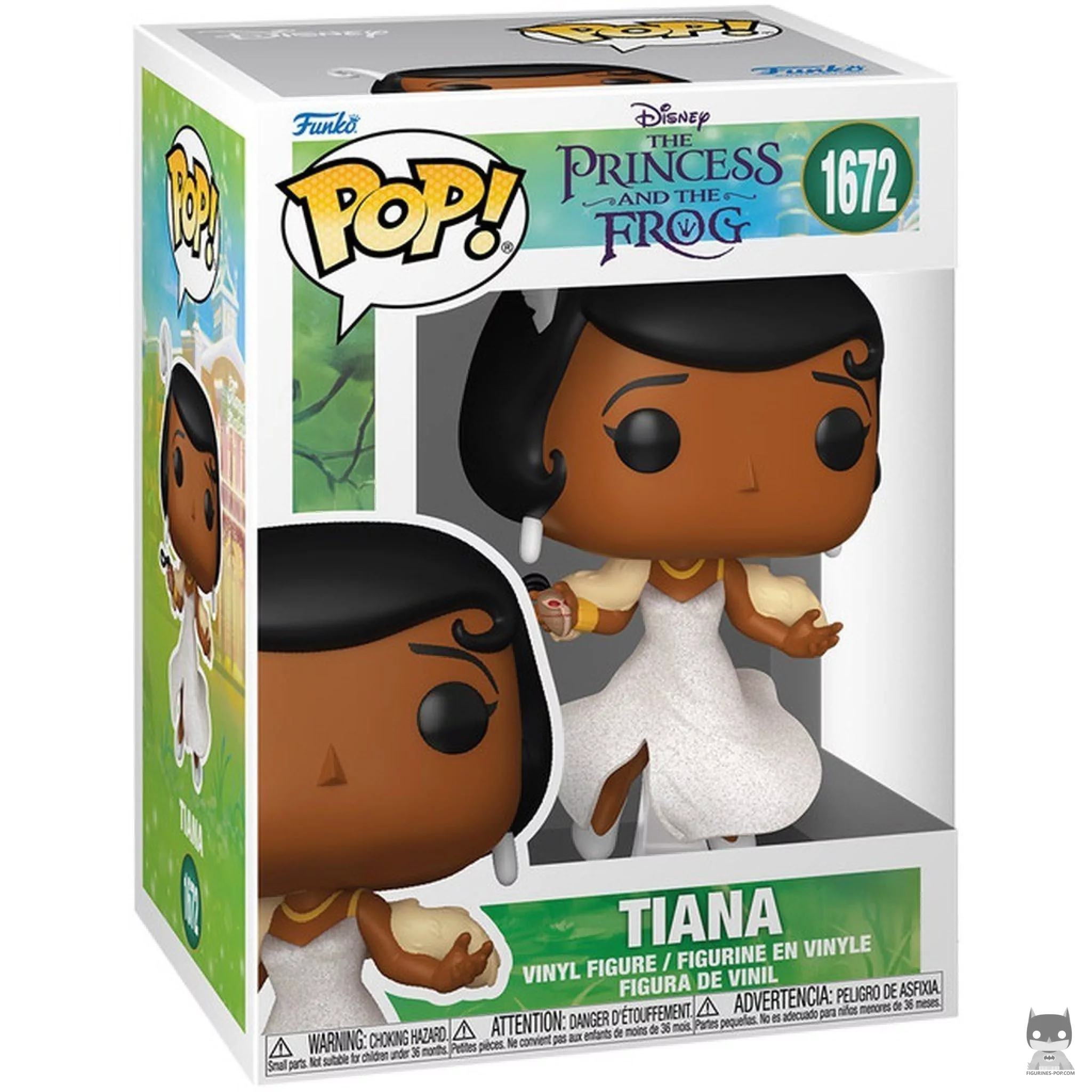 Figura Funko Pop! Tiana en su caja