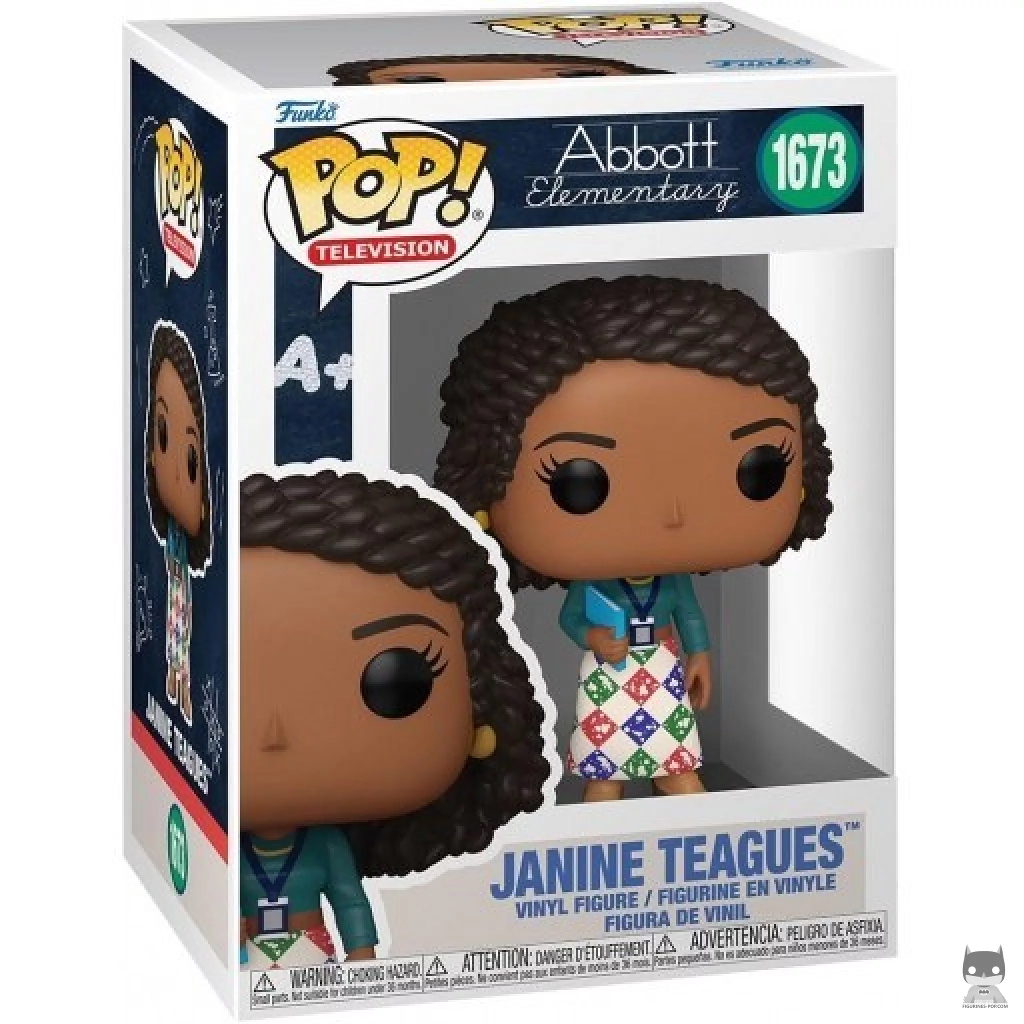 Figura Funko Pop! Janine Teagues en su caja