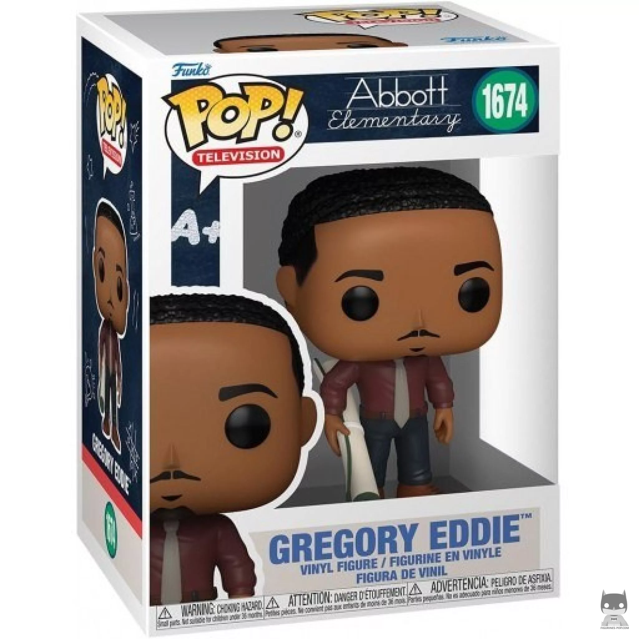 Figura Funko Pop! Gregory Eddie en su caja