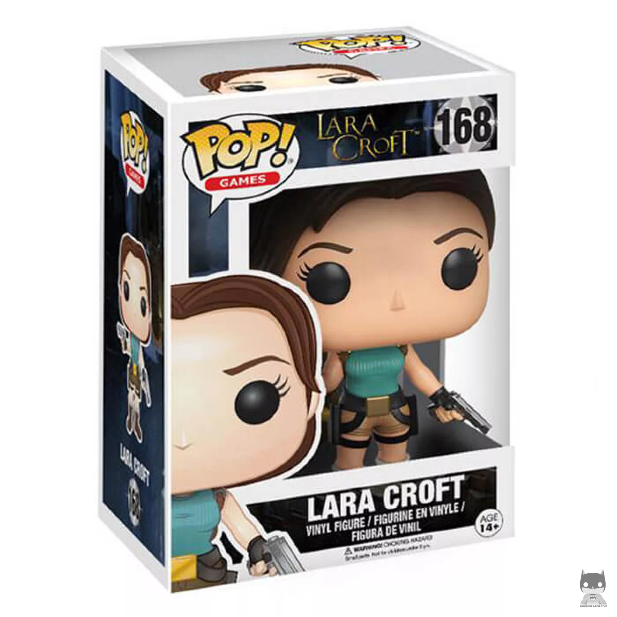 Figura Funko Pop! Lara Croft en su caja
