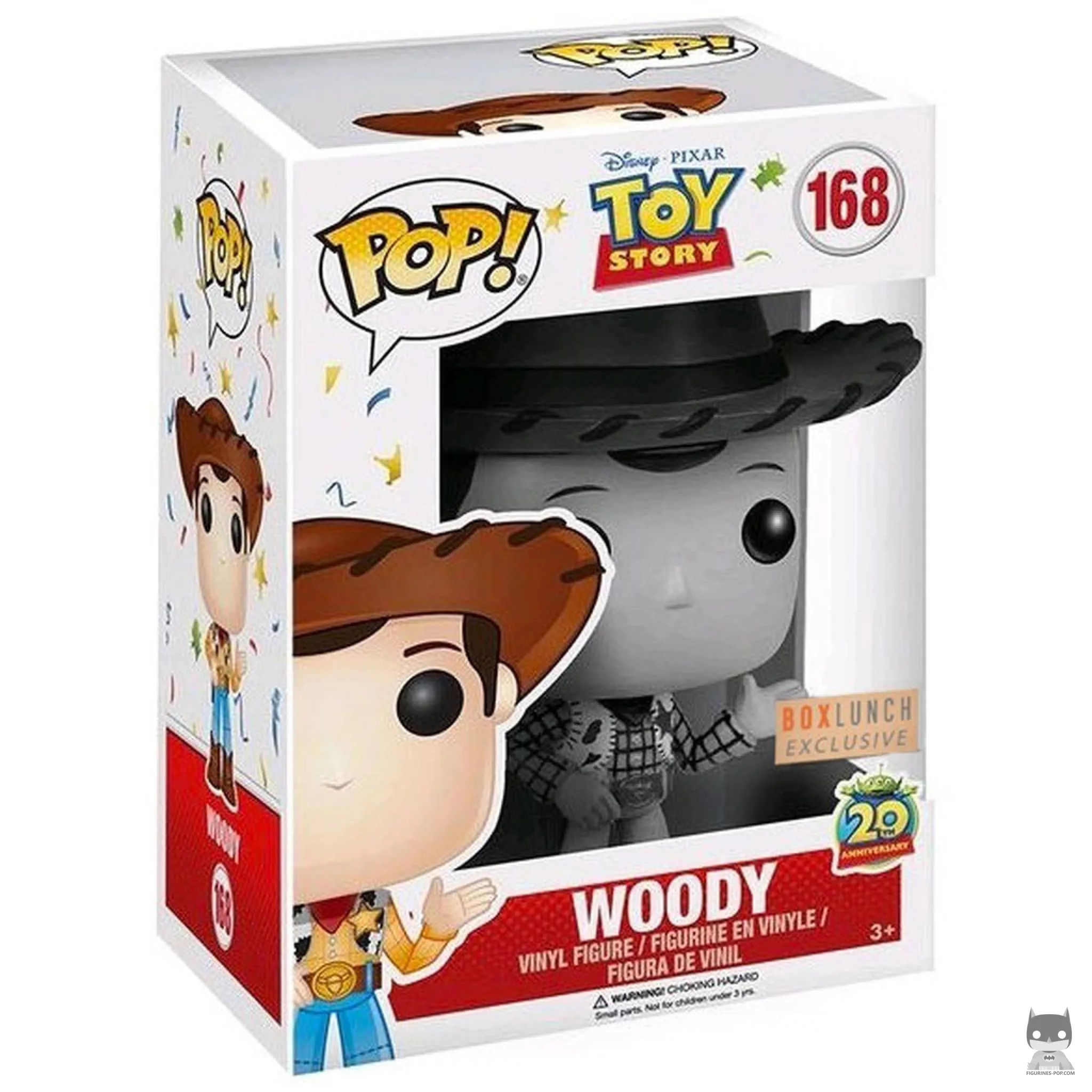 Figura Funko Pop! Woody en su caja