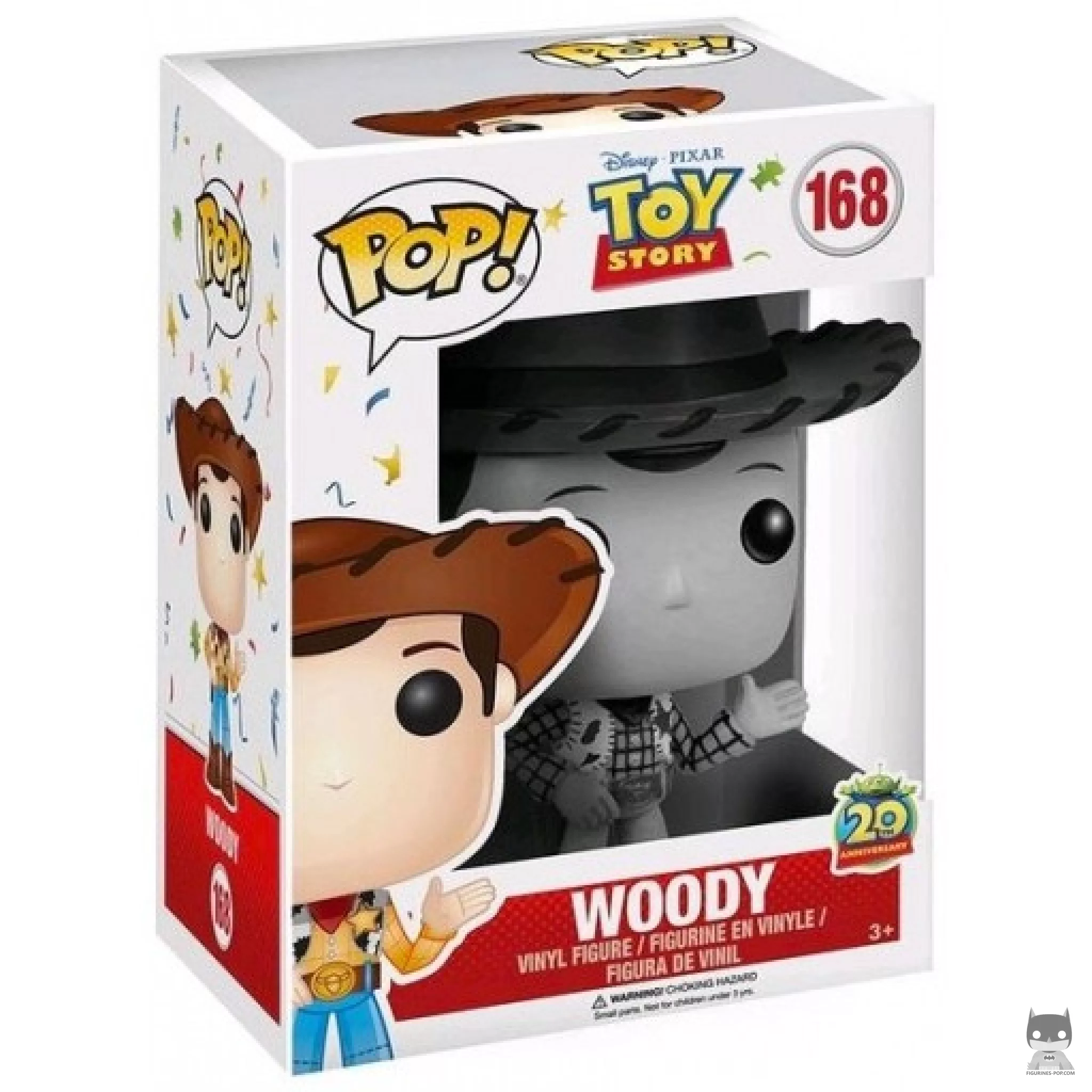 Figura Funko Pop! Woody en su caja