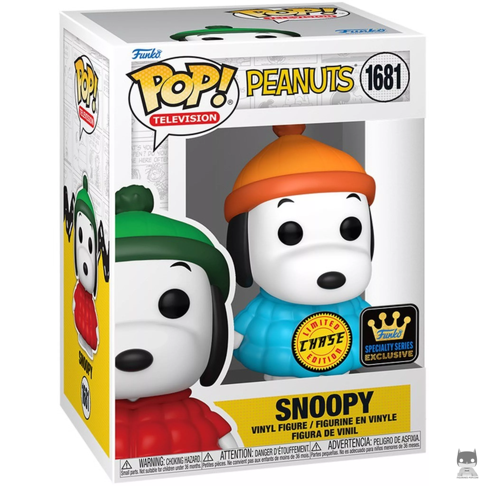 Figura Funko Pop! Snoopy (Chase) en su caja
