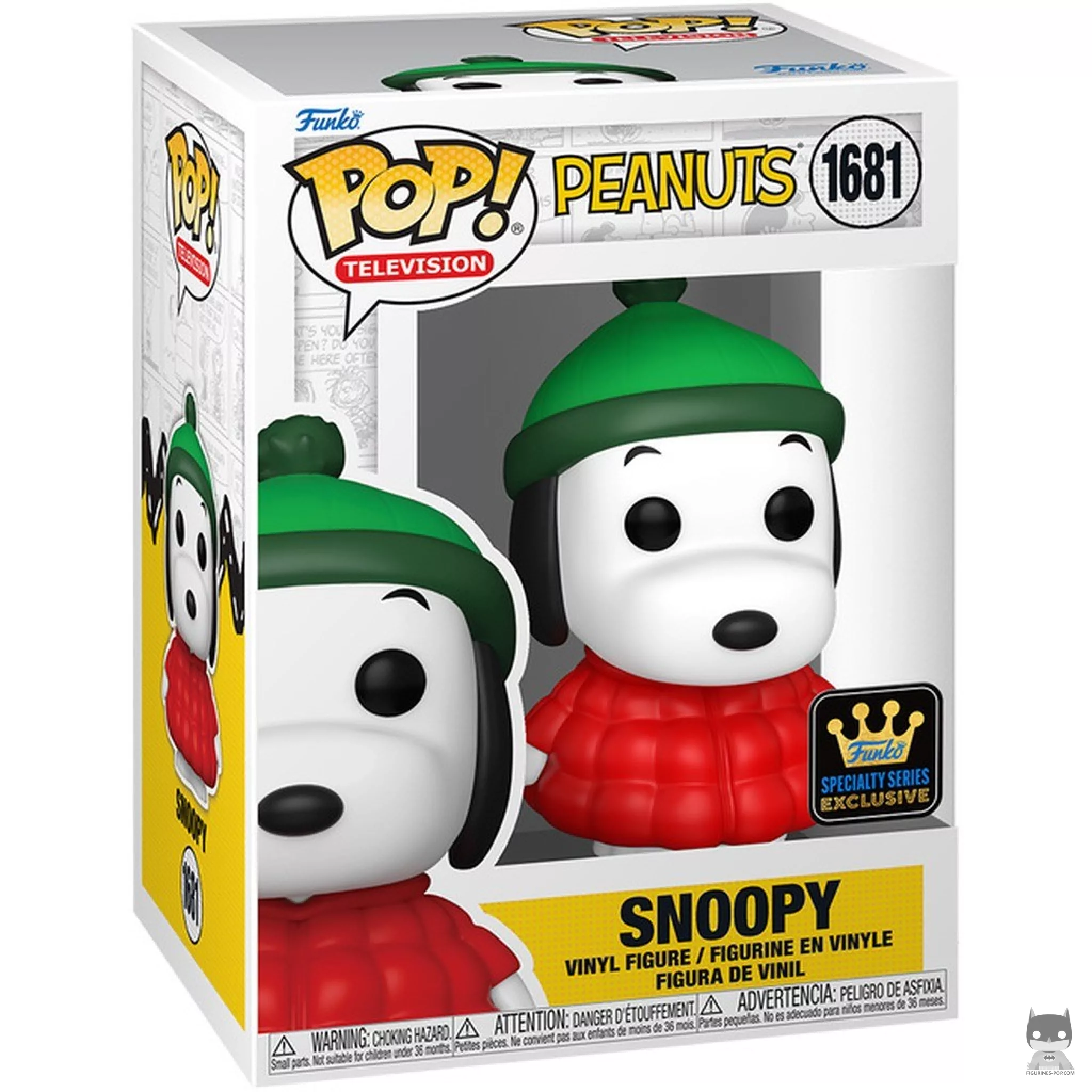 Figura Funko Pop! Snoopy en su caja