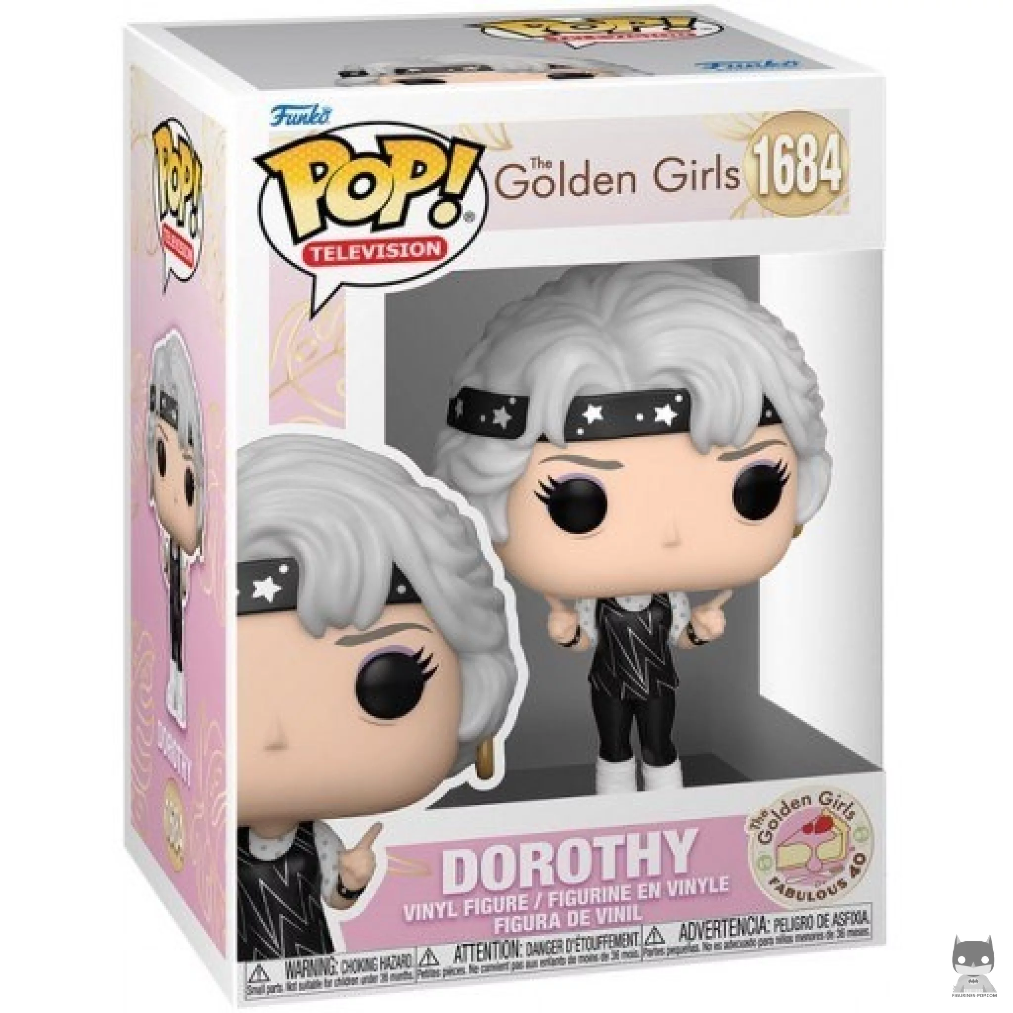Figura Funko Pop! Dorothy con ropa de gimnasio (Fabulous 40) en su caja