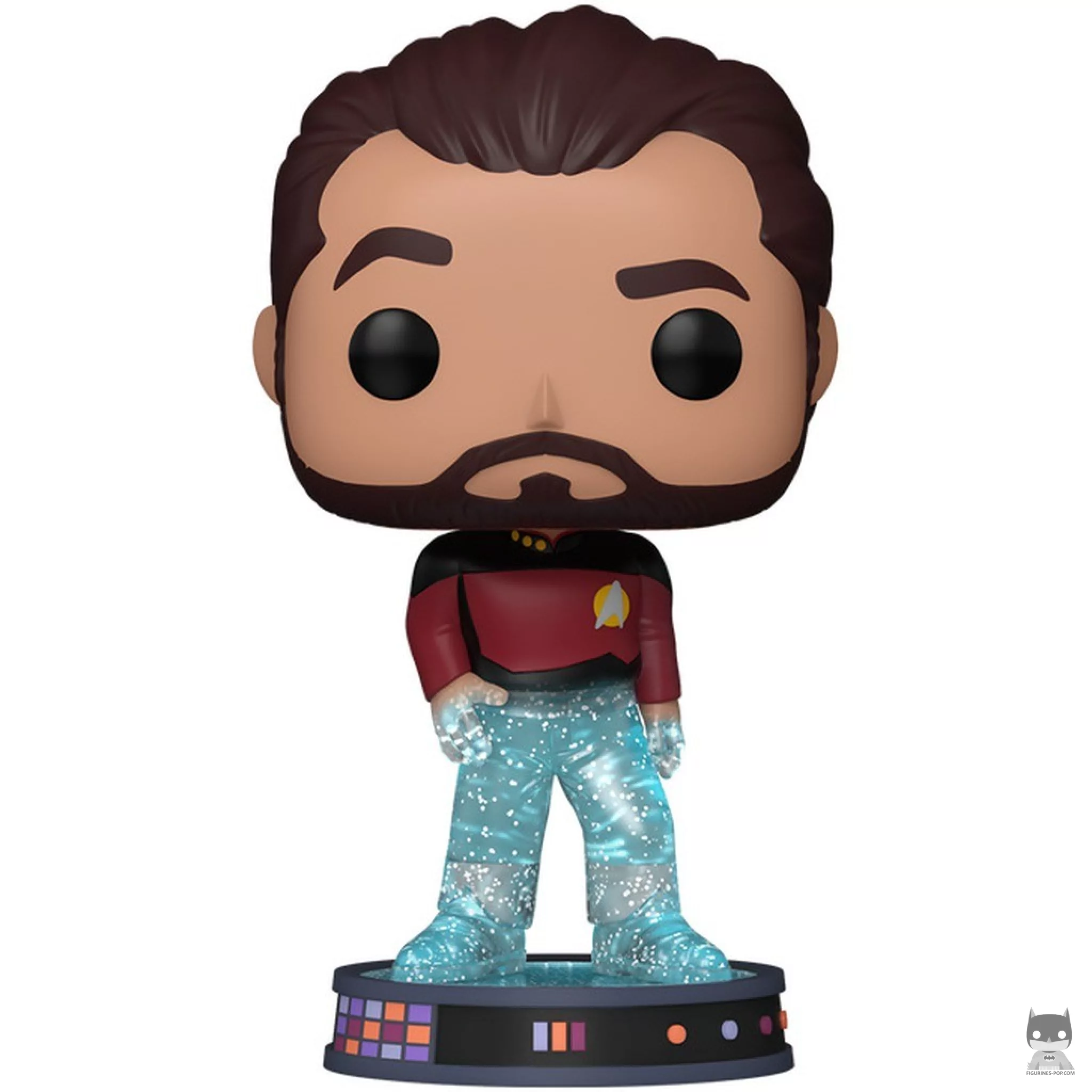 Figura Funko Pop! William T. Riker (Purpurina) en su caja