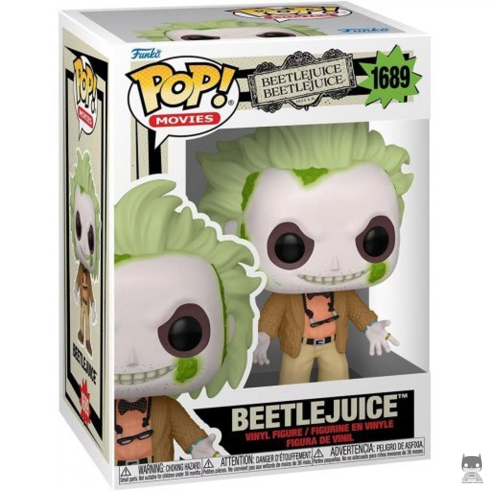 Figura Funko Pop! Beetlejuice en su caja