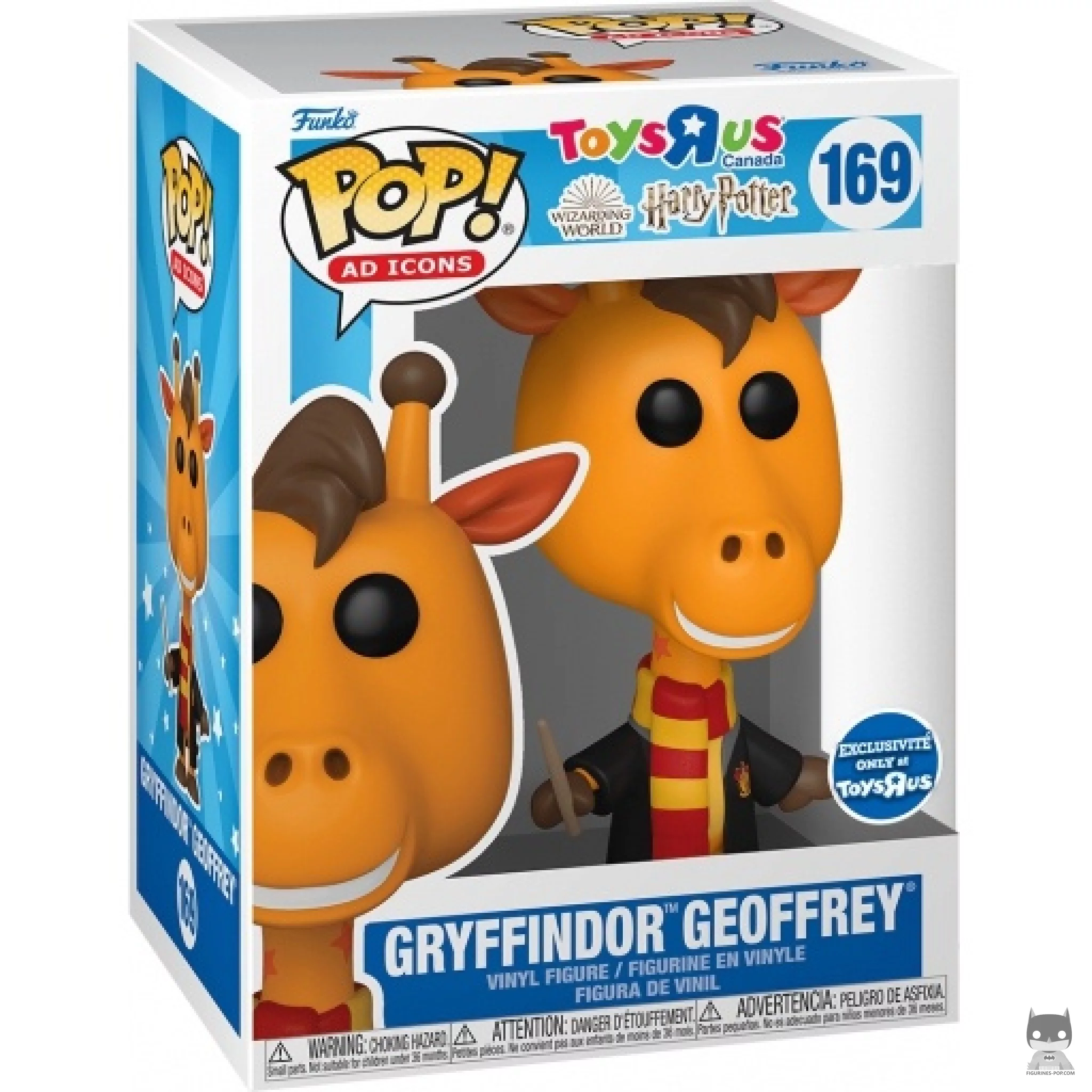 Figura Funko Pop! Geoffrey Gryffindor en su caja
