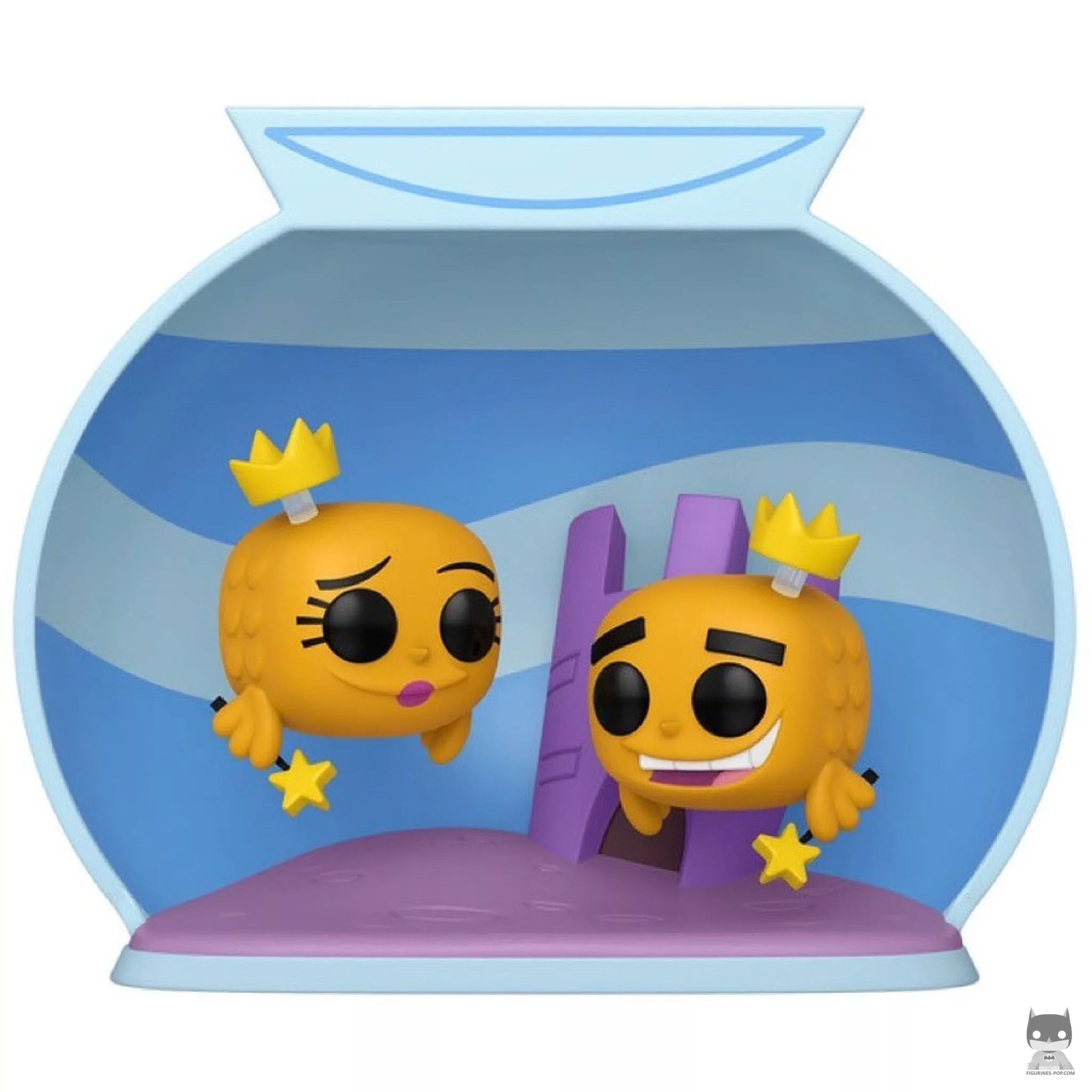 Figura Funko Pop! Cosmo & Wanda como peces de colores - Moment (Los padrinos mágicos)