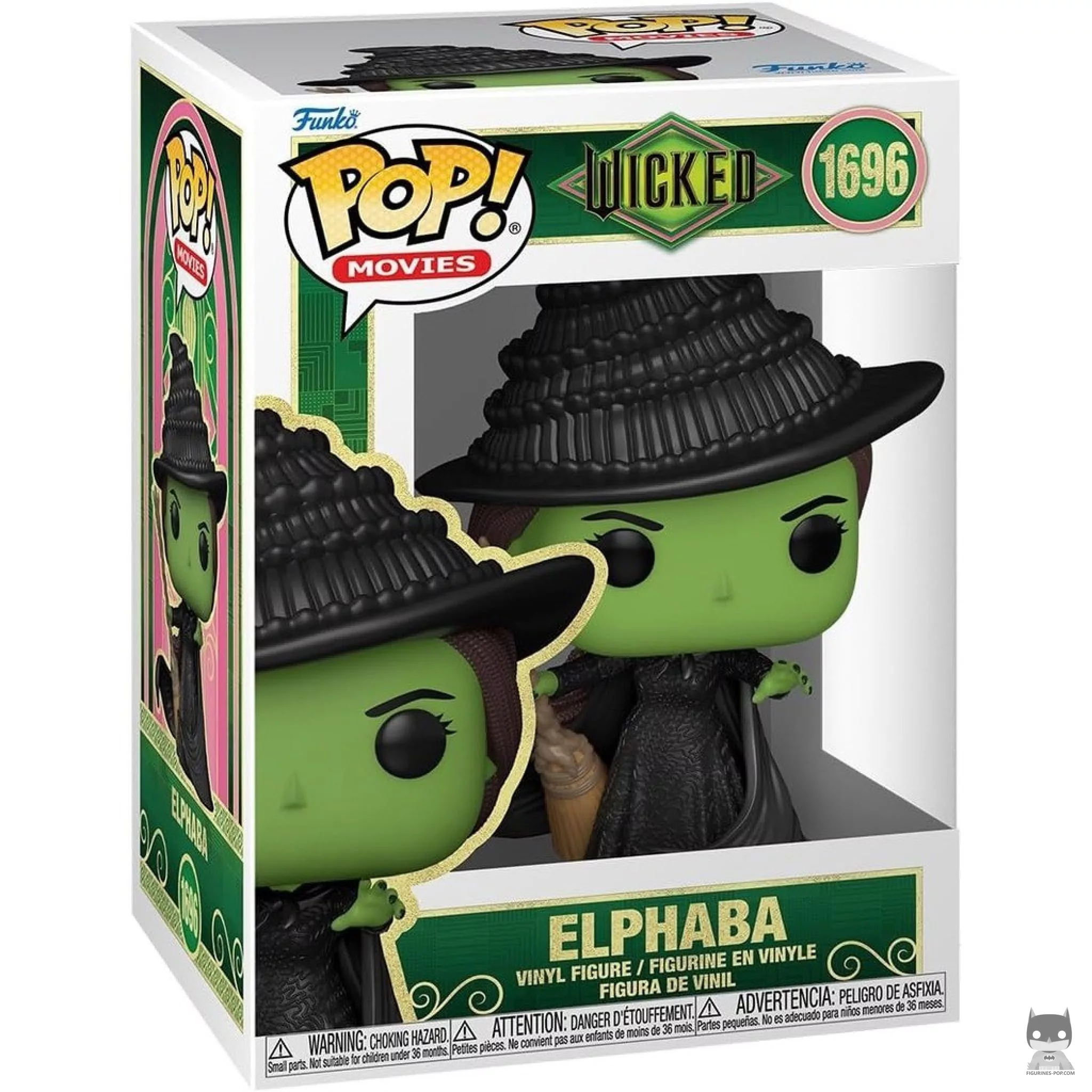 Figura Funko Pop! Elphaba en su caja