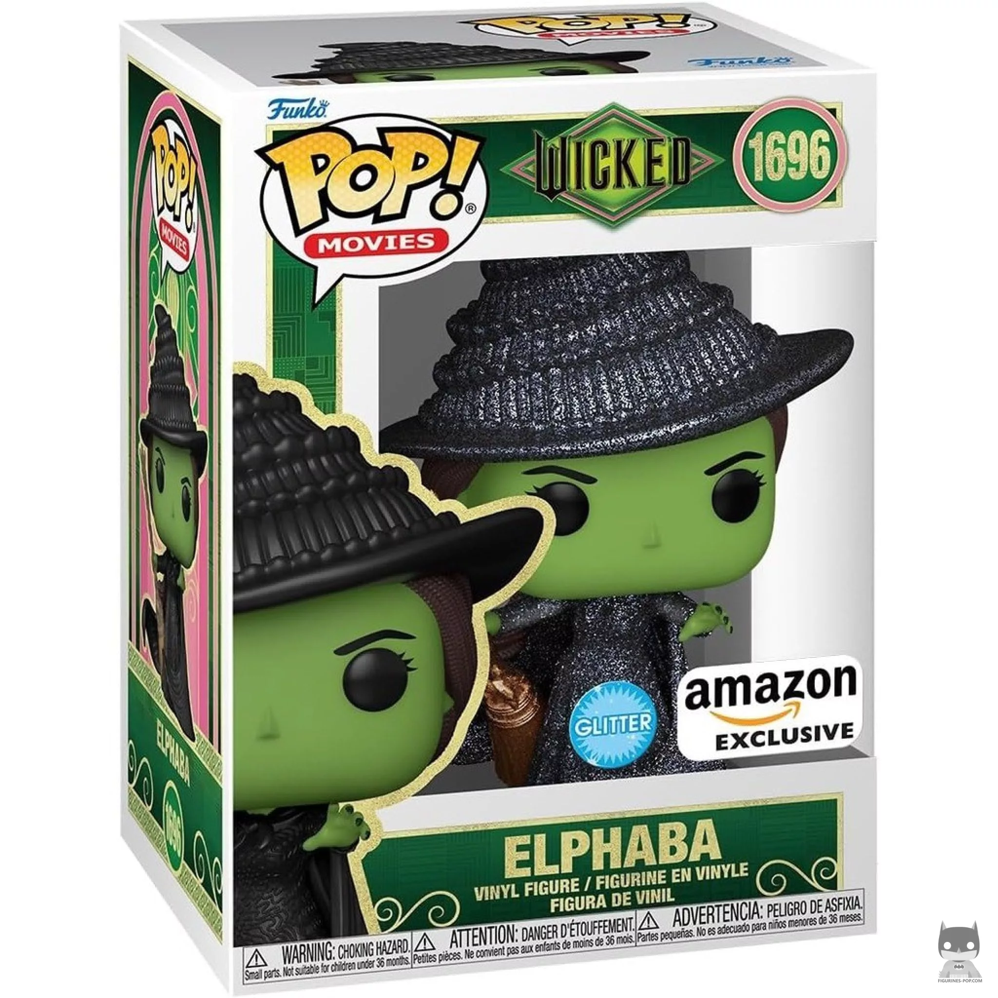 Figura Funko Pop! Elphaba (Purpurina de diamante) en su caja