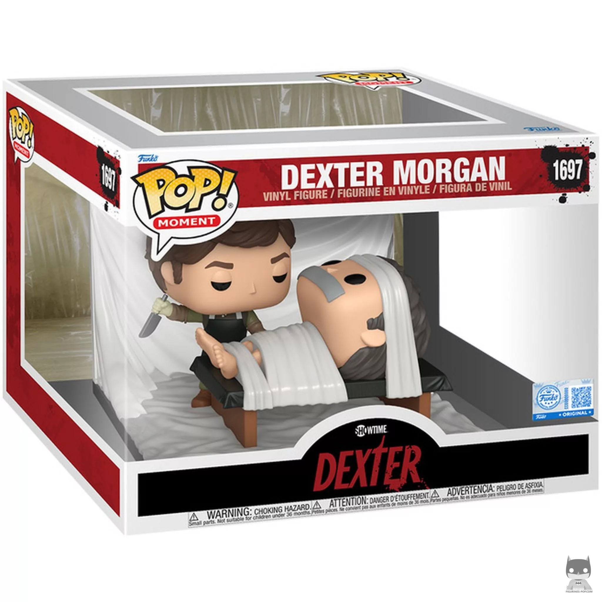 Figura Funko Pop! Dexter Morgan en su caja