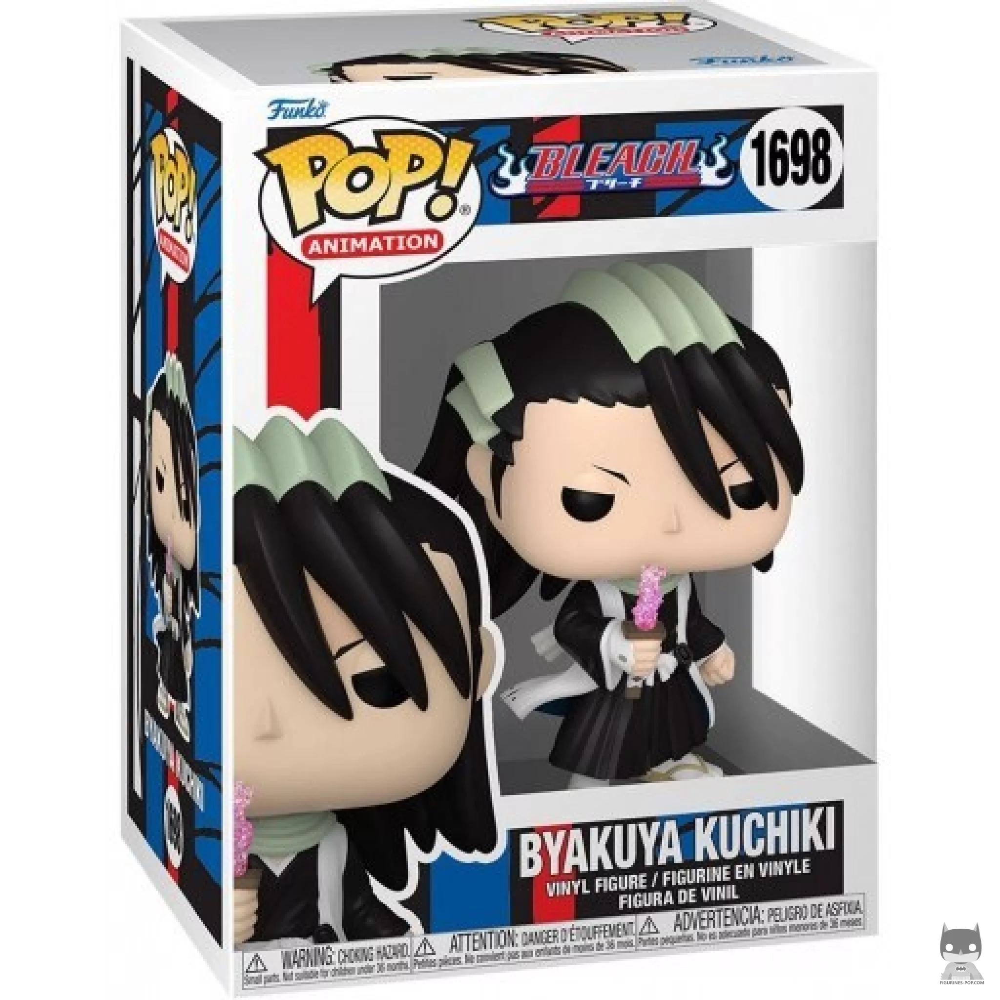 Figura Funko Pop! Byakuya Kuchiki en su caja