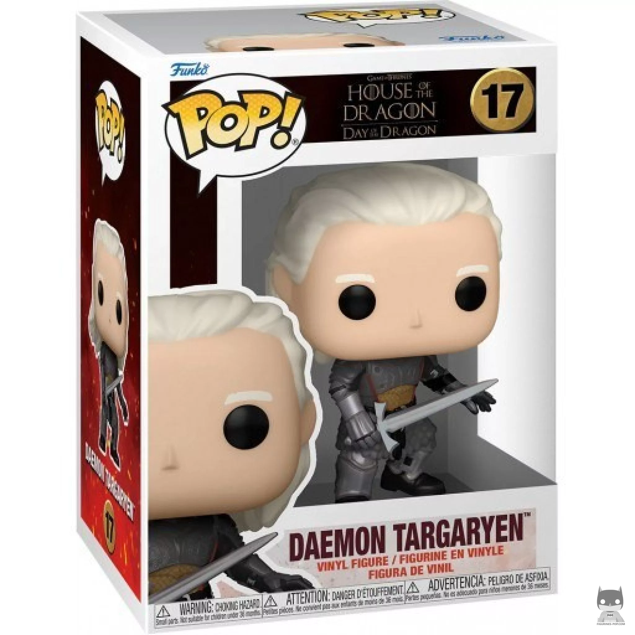 Figura Funko Pop! Daemon Targaryen en su caja