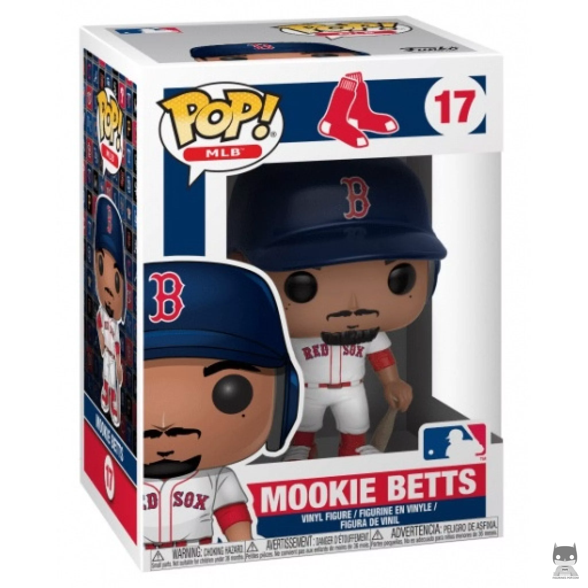 Figura Funko Pop! Mookie Betts en su caja
