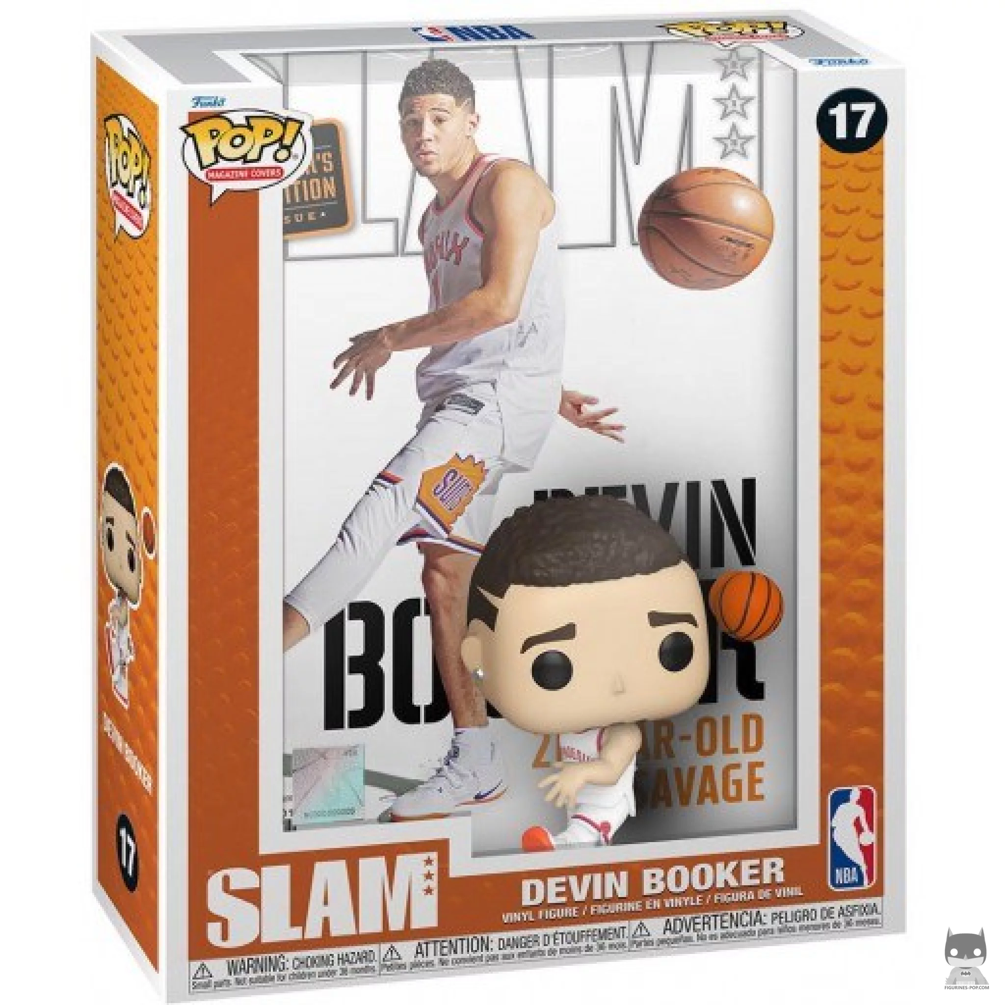 Figura Funko Pop! SLAM : Devin Booker en su caja