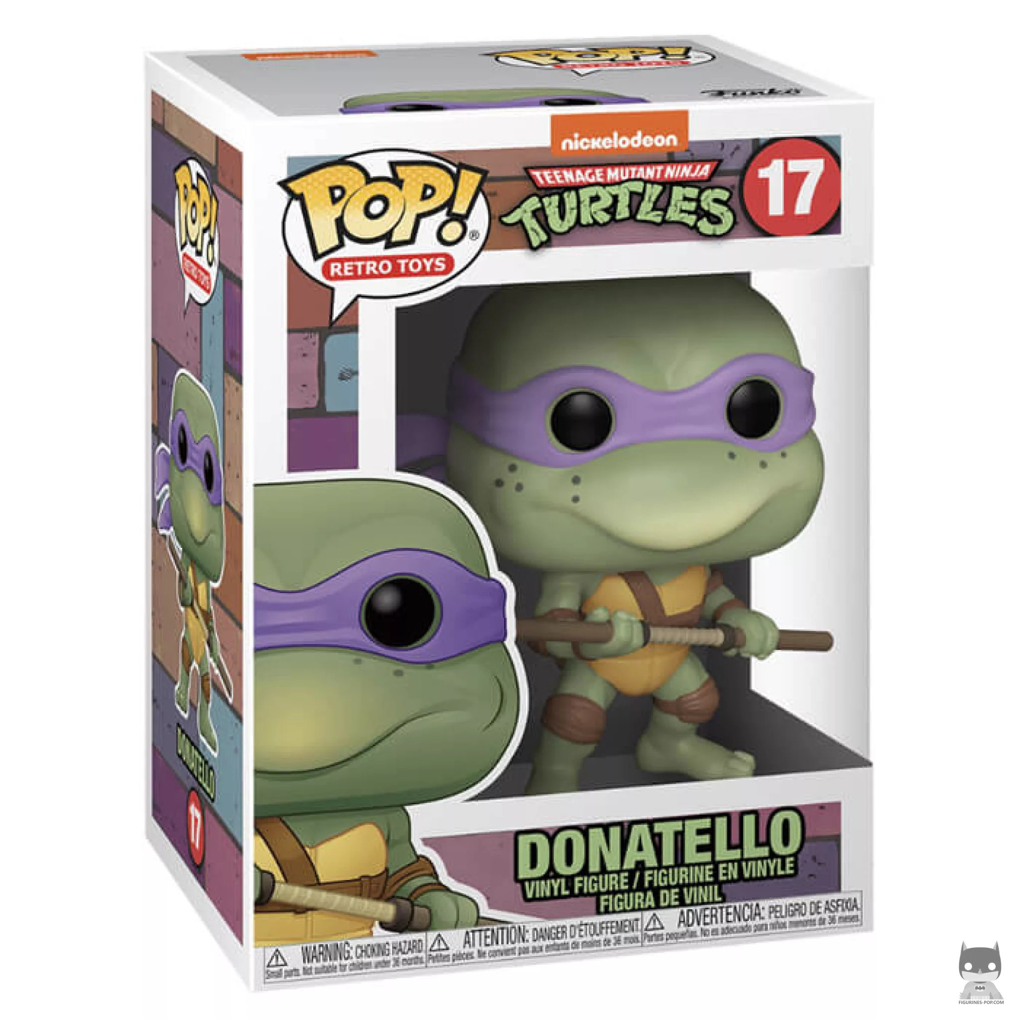 Figura Funko Pop! Donatello en su caja