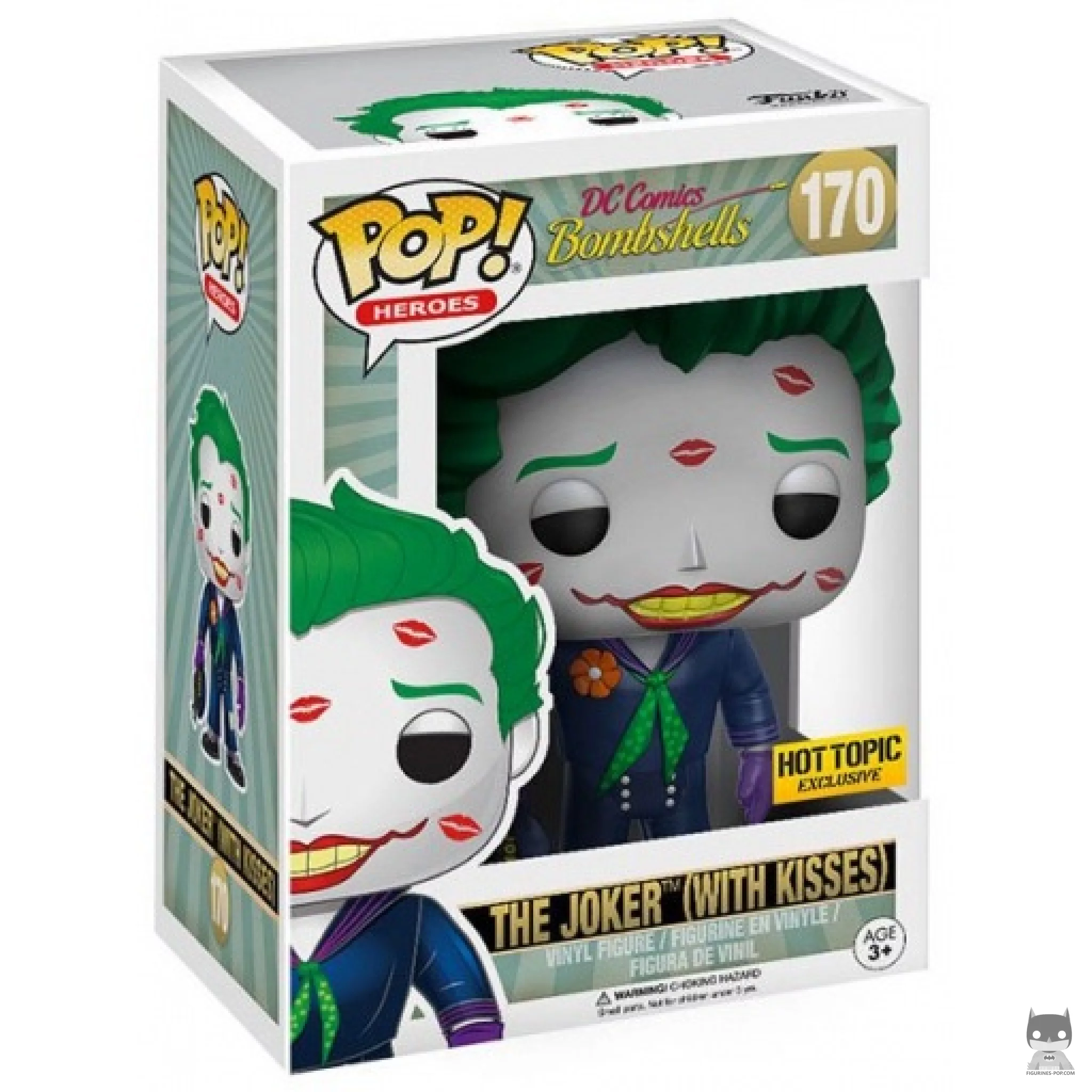 Figura Funko Pop! Joker con besos en su caja