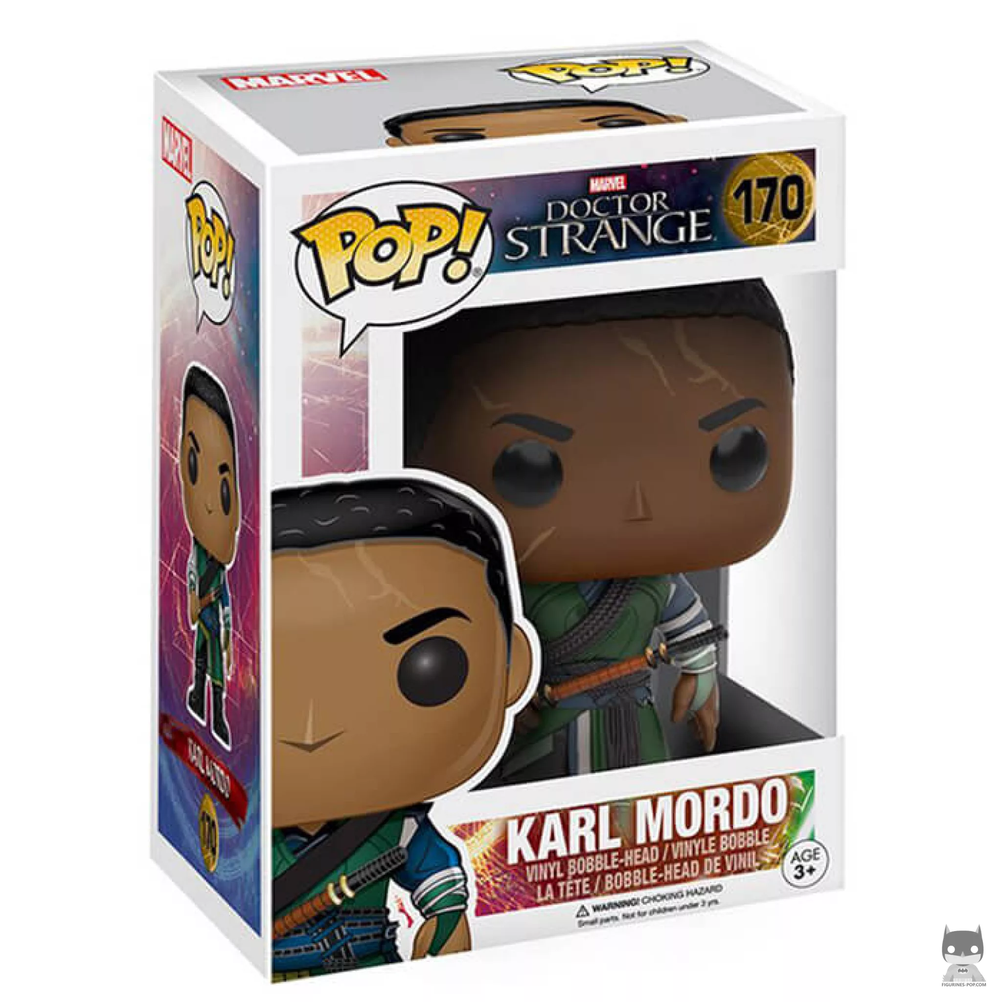Figura Funko Pop! Karl Mordo en su caja