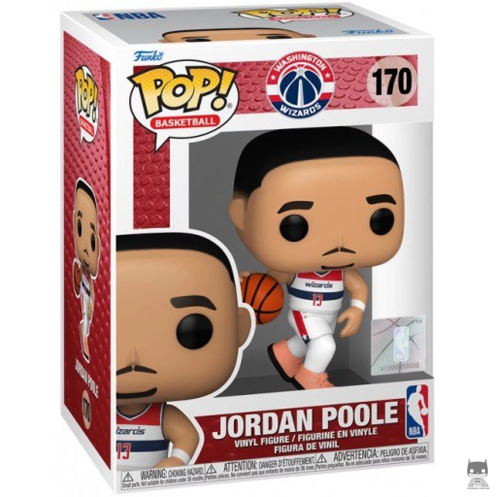 Figura Funko Pop! Jordan Poole en su caja
