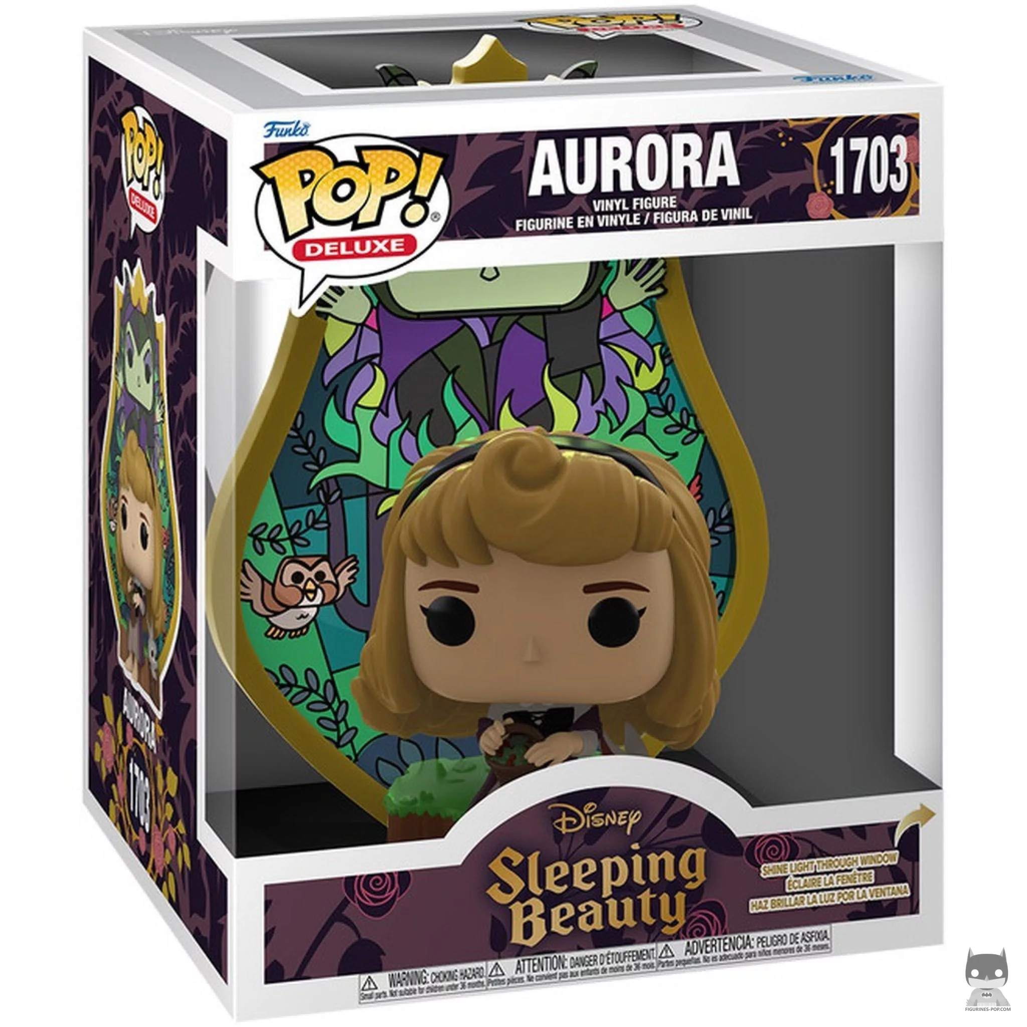 Figura Funko Pop! Aurora (Vidriera) en su caja