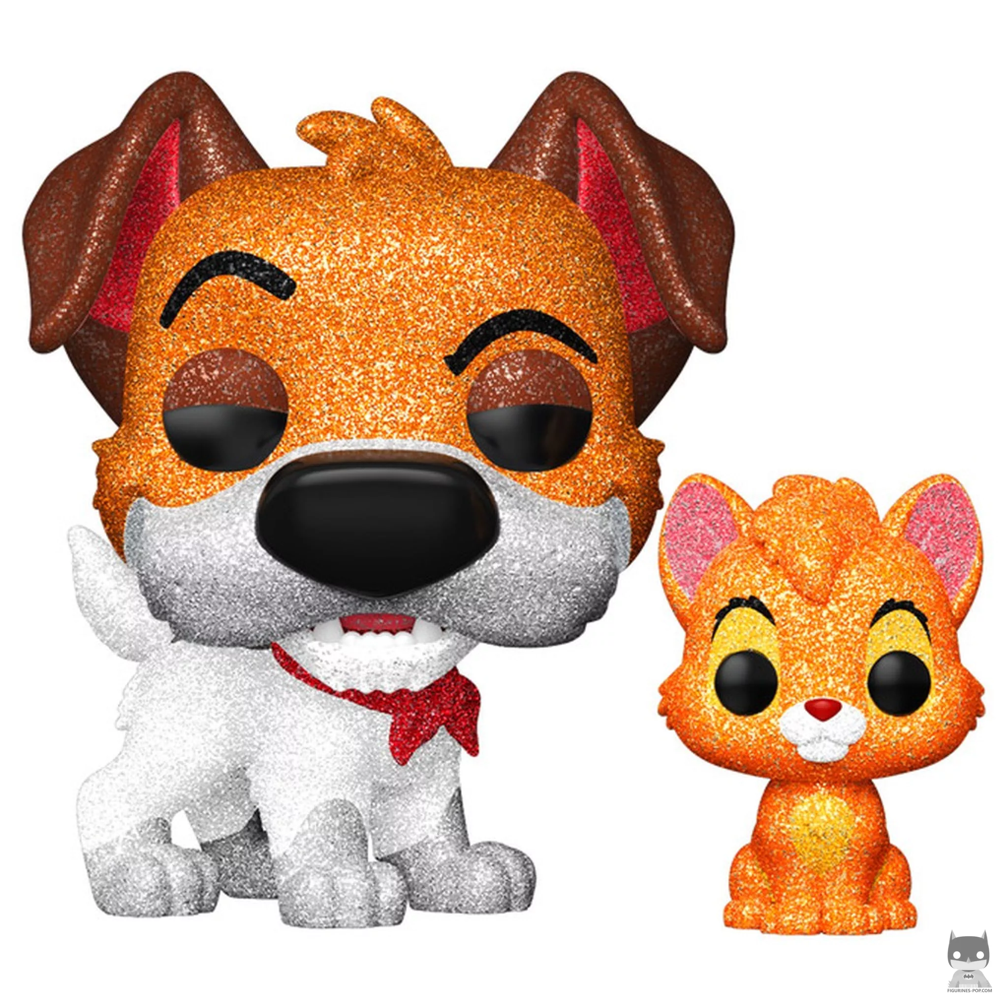 Figura Funko Pop! Dodger con Oliver (Diamante) (Oliver y su pandilla)