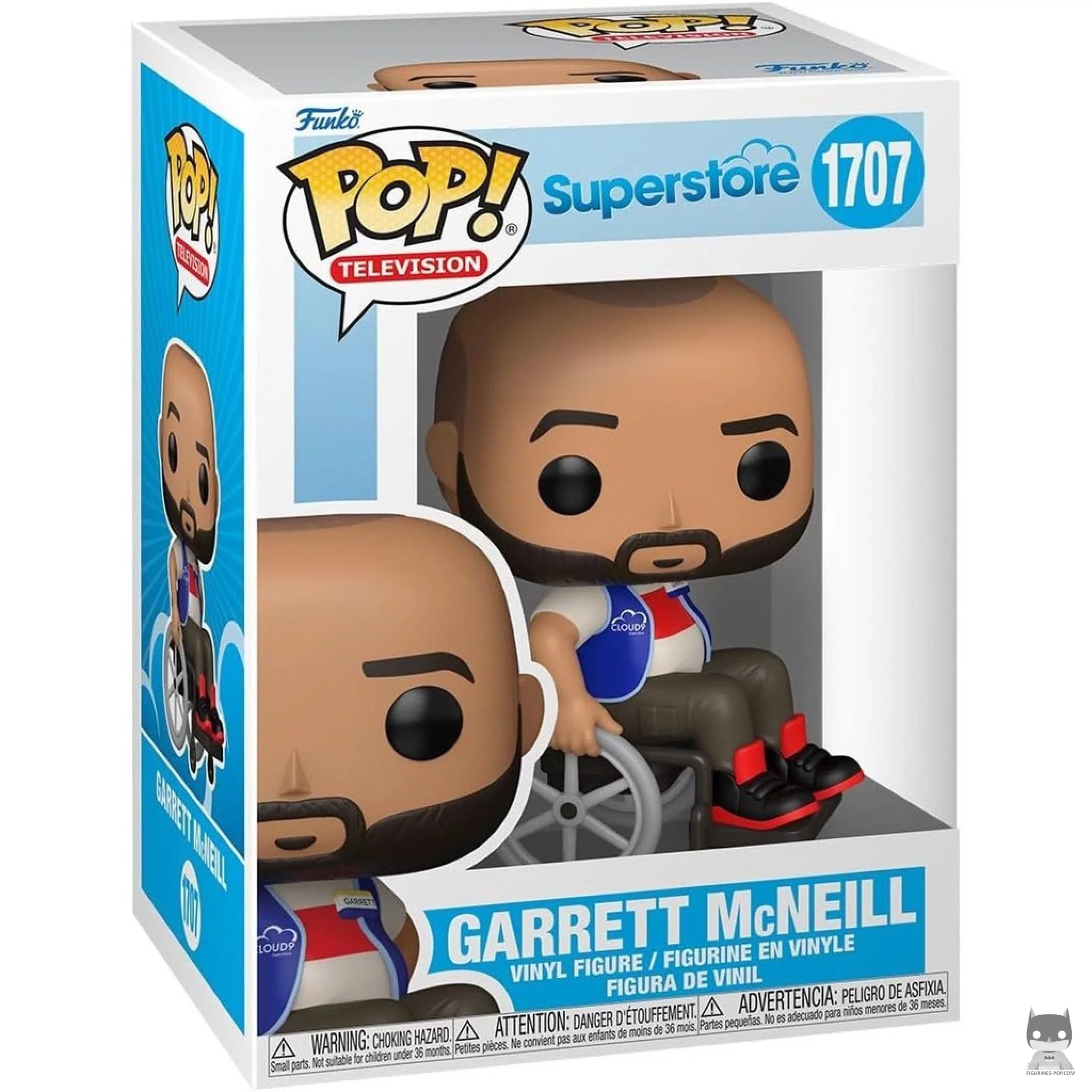 Figura Funko Pop! Garrett McNeill en su caja