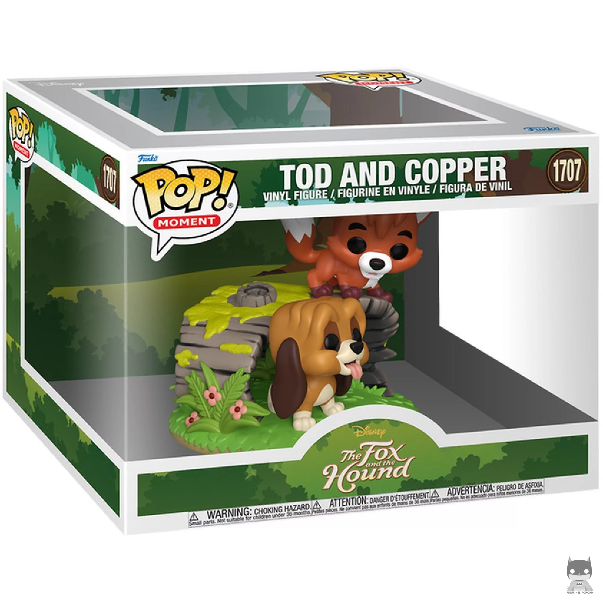 Figura Funko Pop! Tod y Copper en su caja
