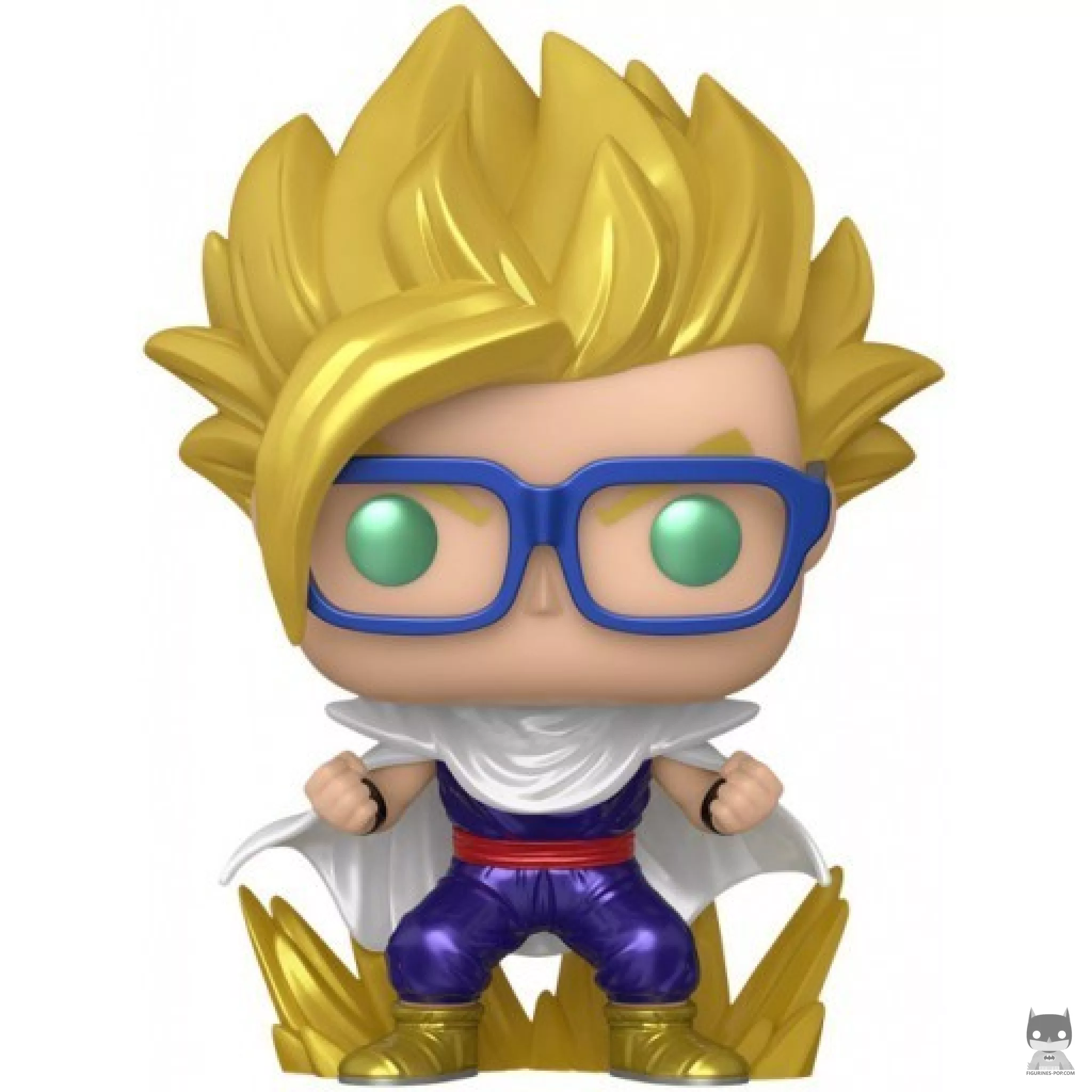 Figura Funko Pop! Gohan Super Saiyan con capa (Chase & Metalizado) (Dragon Ball Super (DBS))
