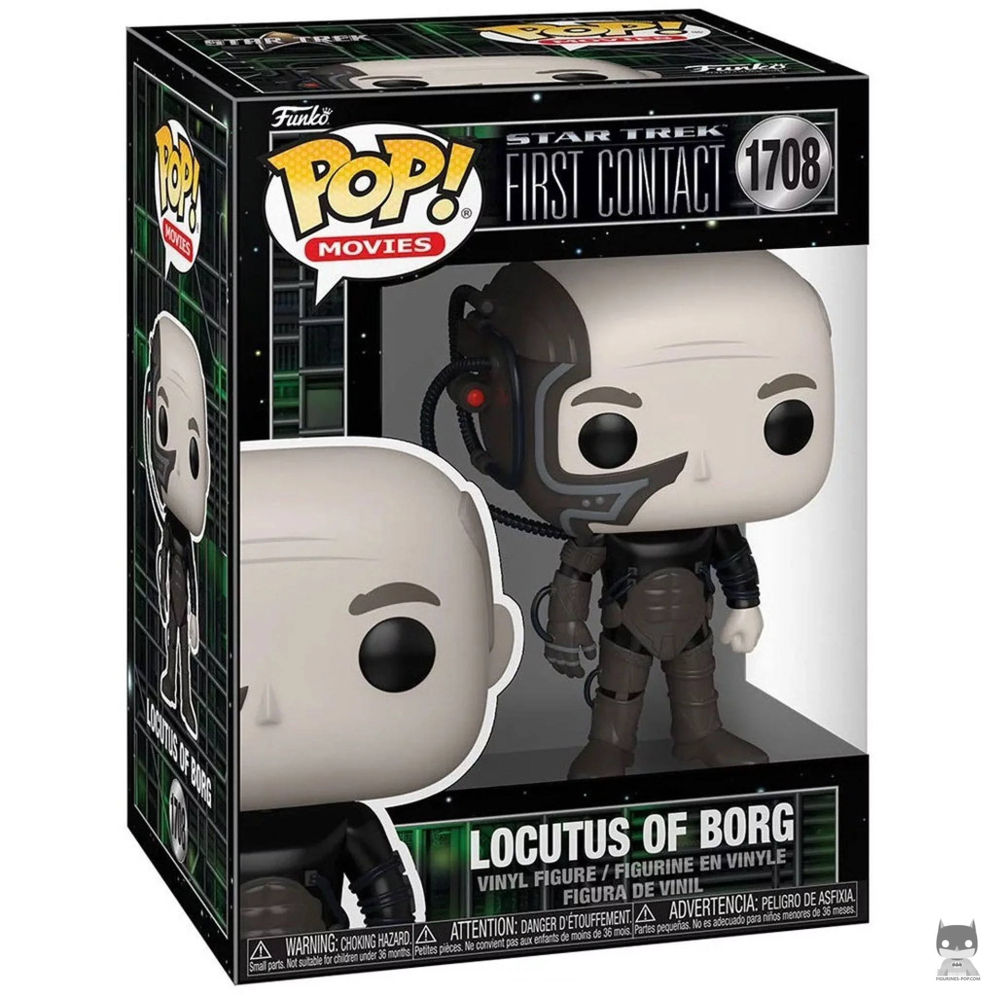Figura Funko Pop! Locutus of Borg en su caja