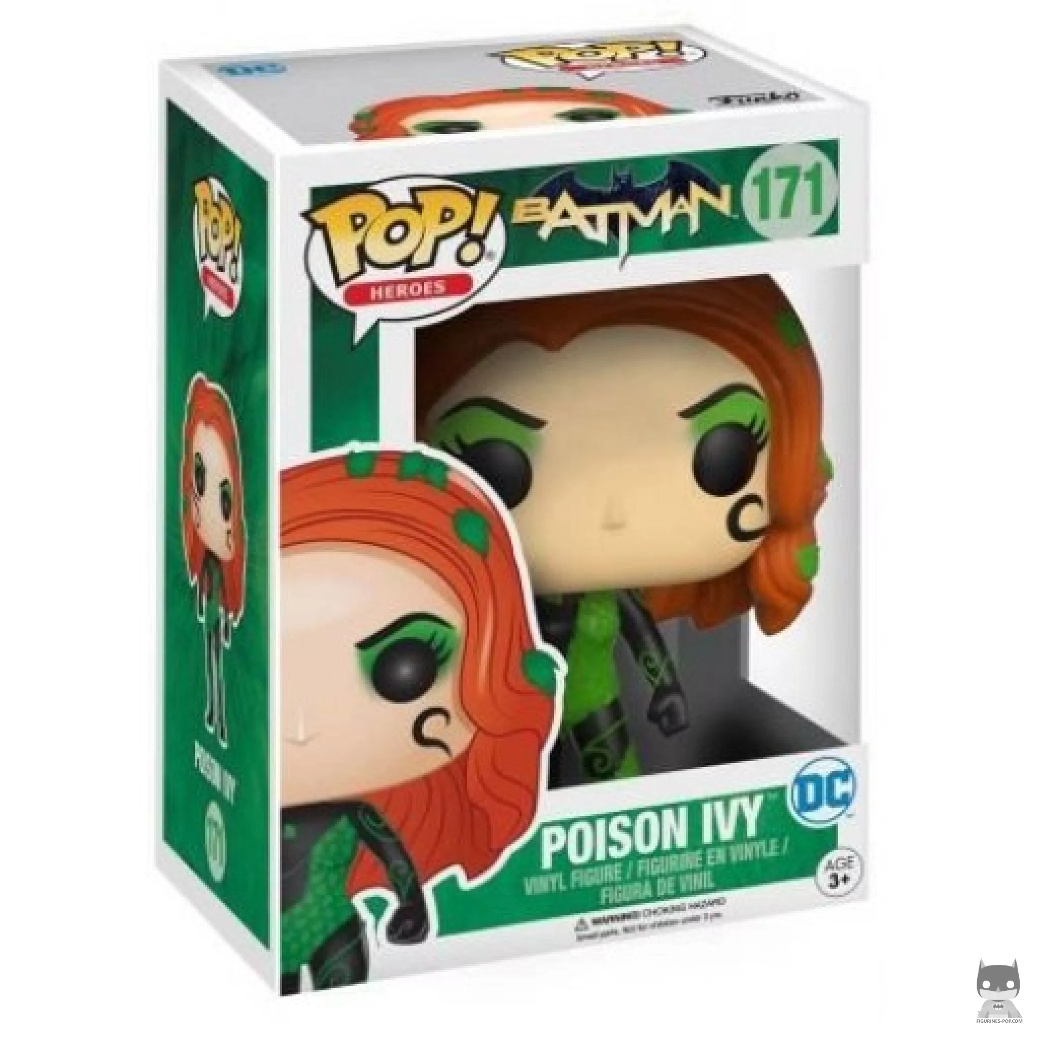 Figura Funko Pop! Hiedra Venenosa (Nuevos 52) en su caja