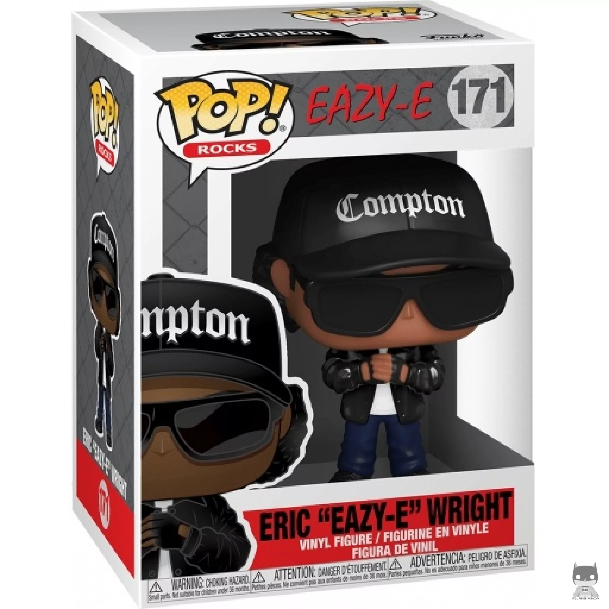Figura Funko Pop! Eric "Eazy-E" Wright en su caja