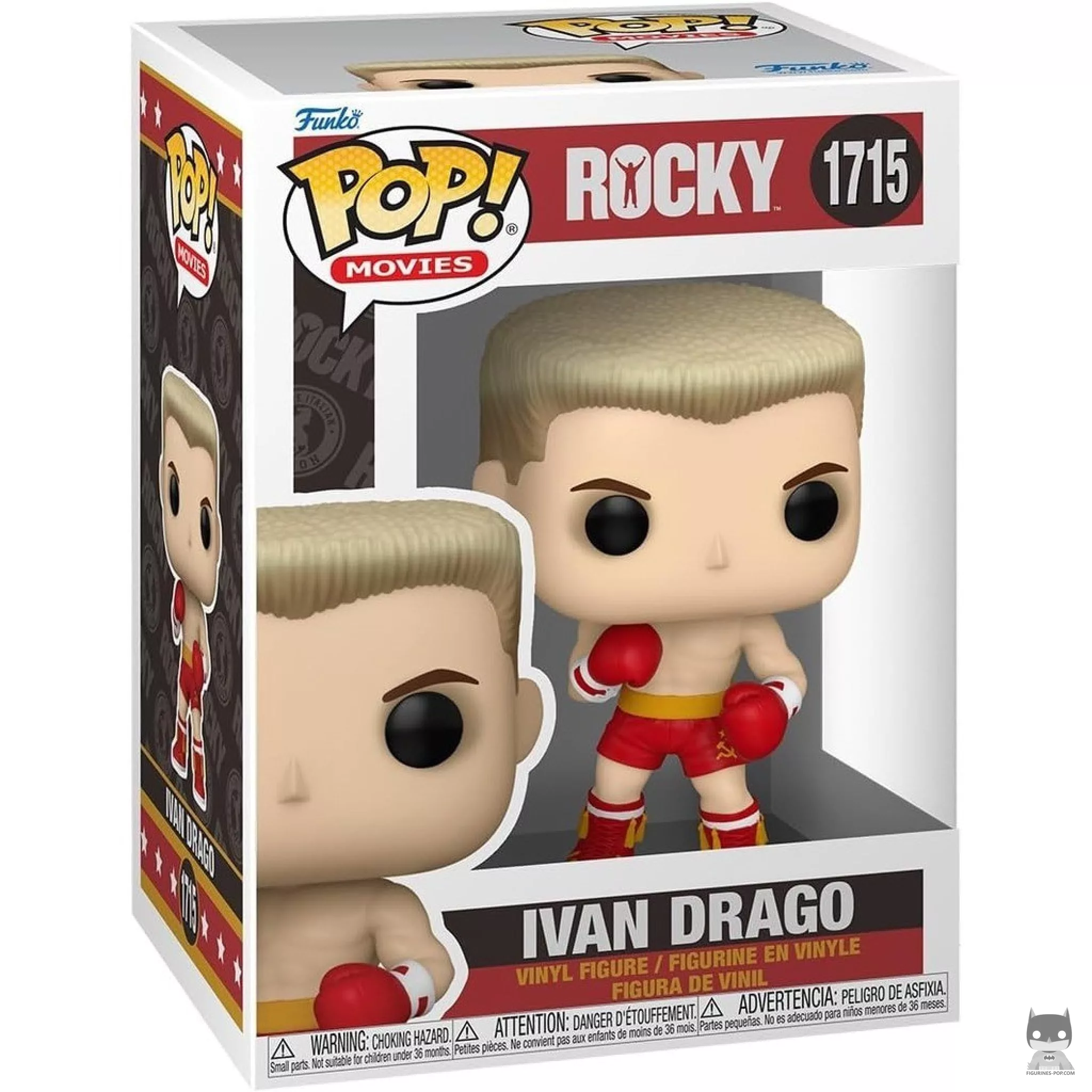 Figura Funko Pop! Ivan Drago en su caja