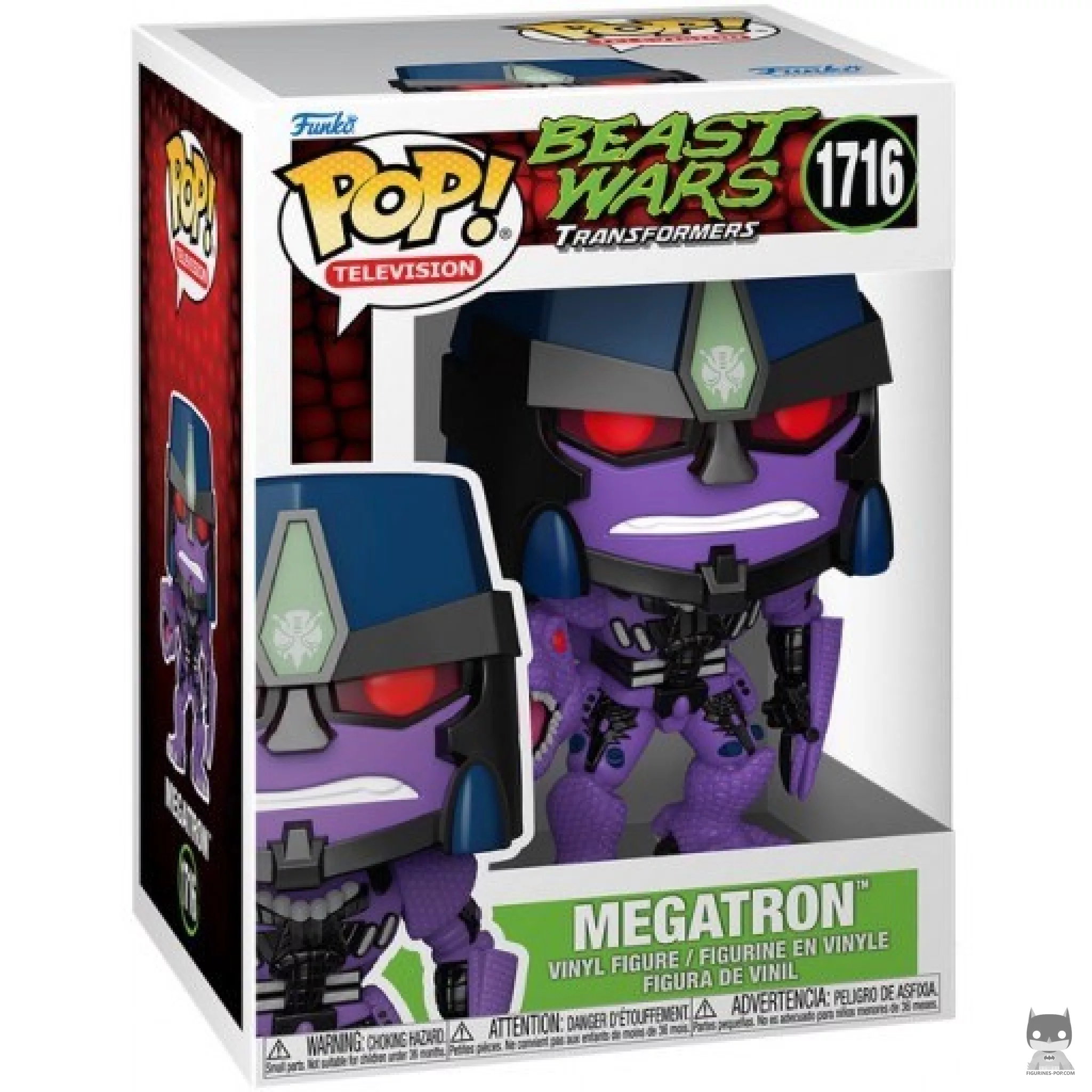 Figura Funko Pop! Megatron en su caja