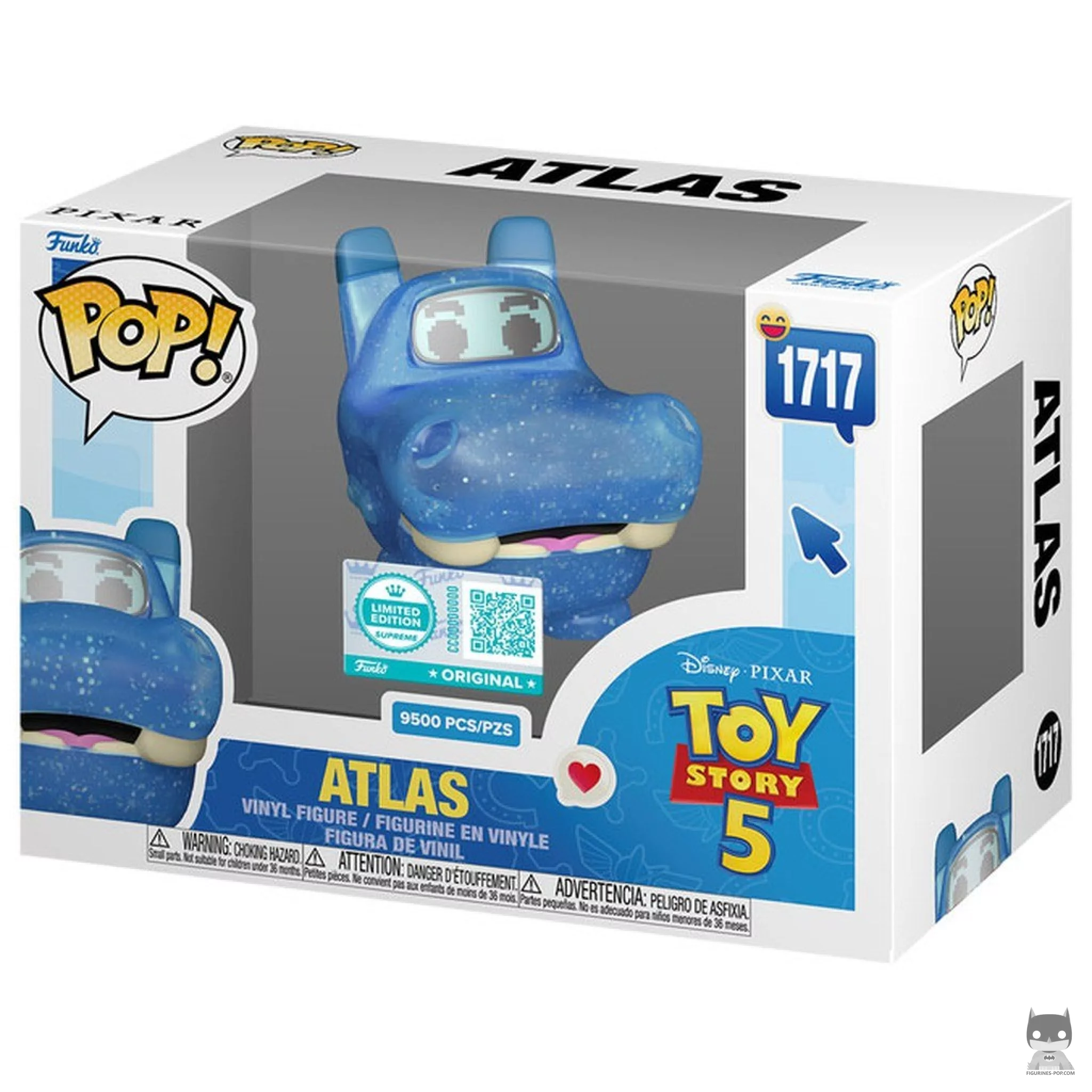Figura Funko Pop! Atlas en su caja