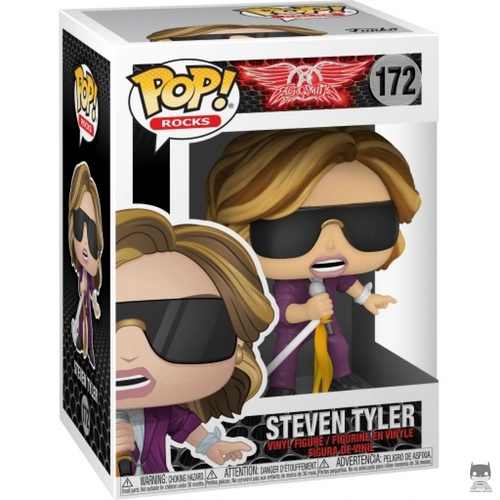 Figura Funko Pop! Steven Tyler en su caja