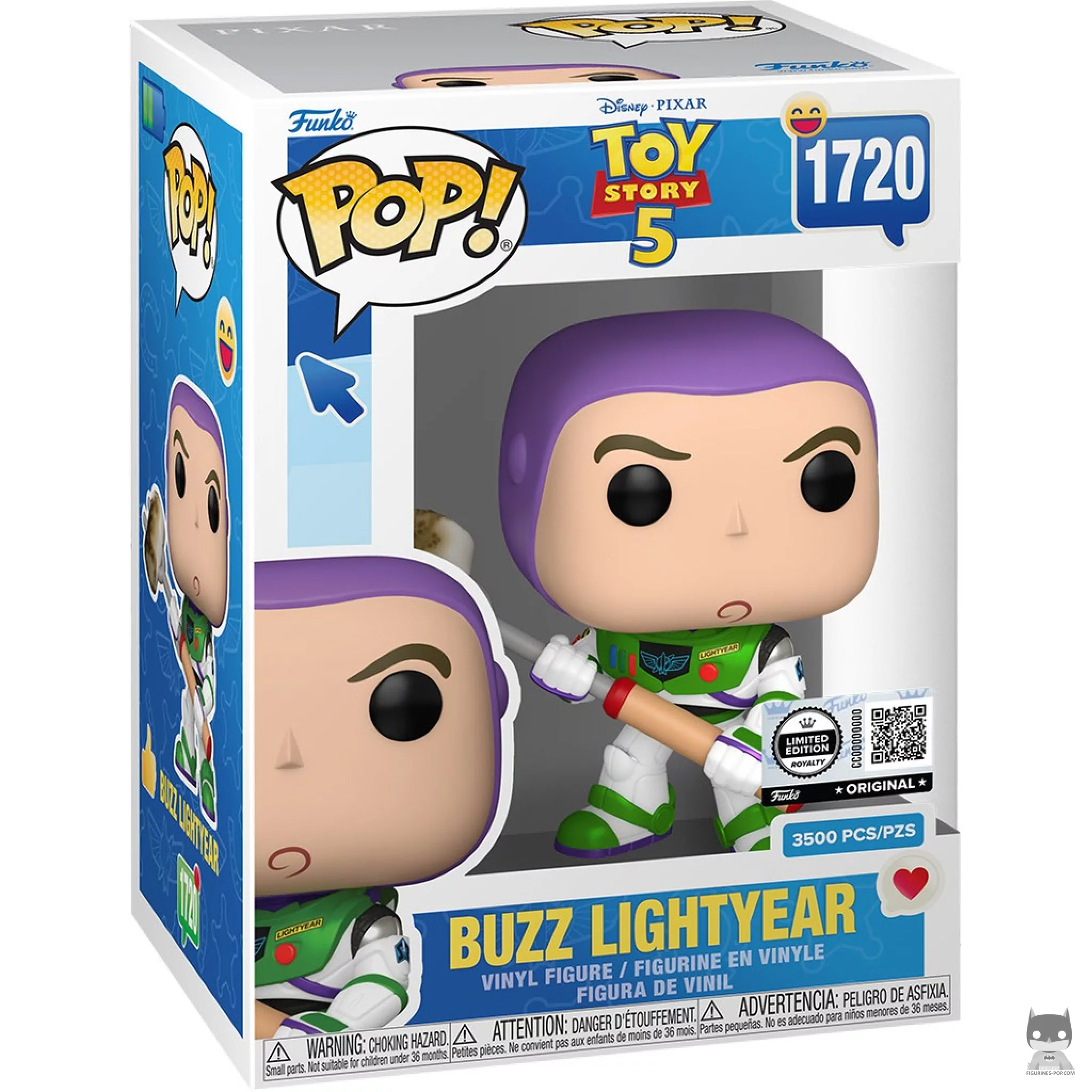 Figura Funko Pop! Buzz Lightyear con nube de azúcar en su caja