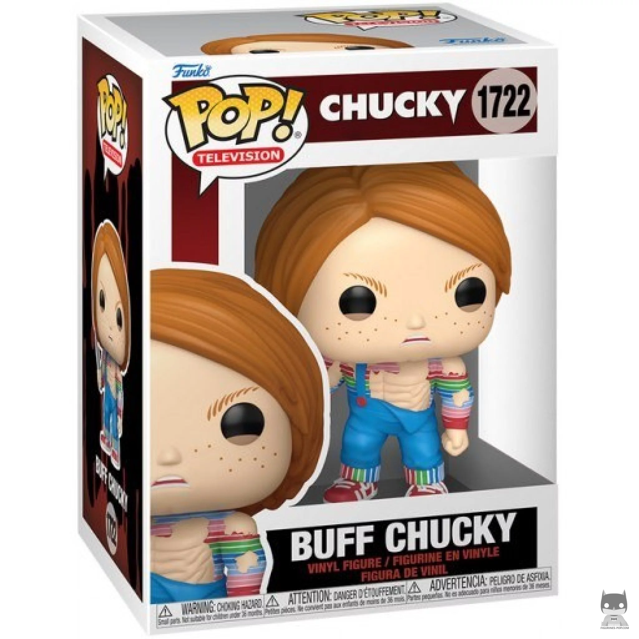 Figura Funko Pop! Chucky musculoso en su caja