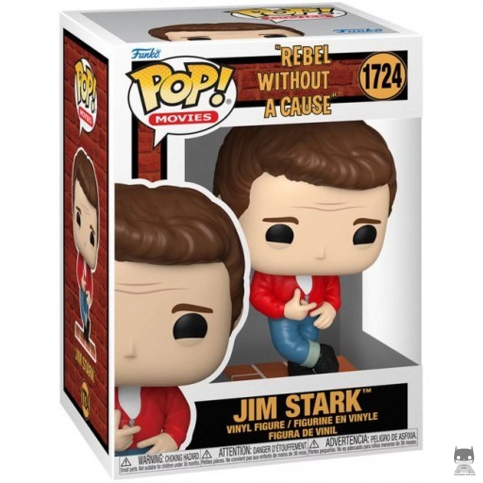 Figura Funko Pop! Jim Stark en su caja