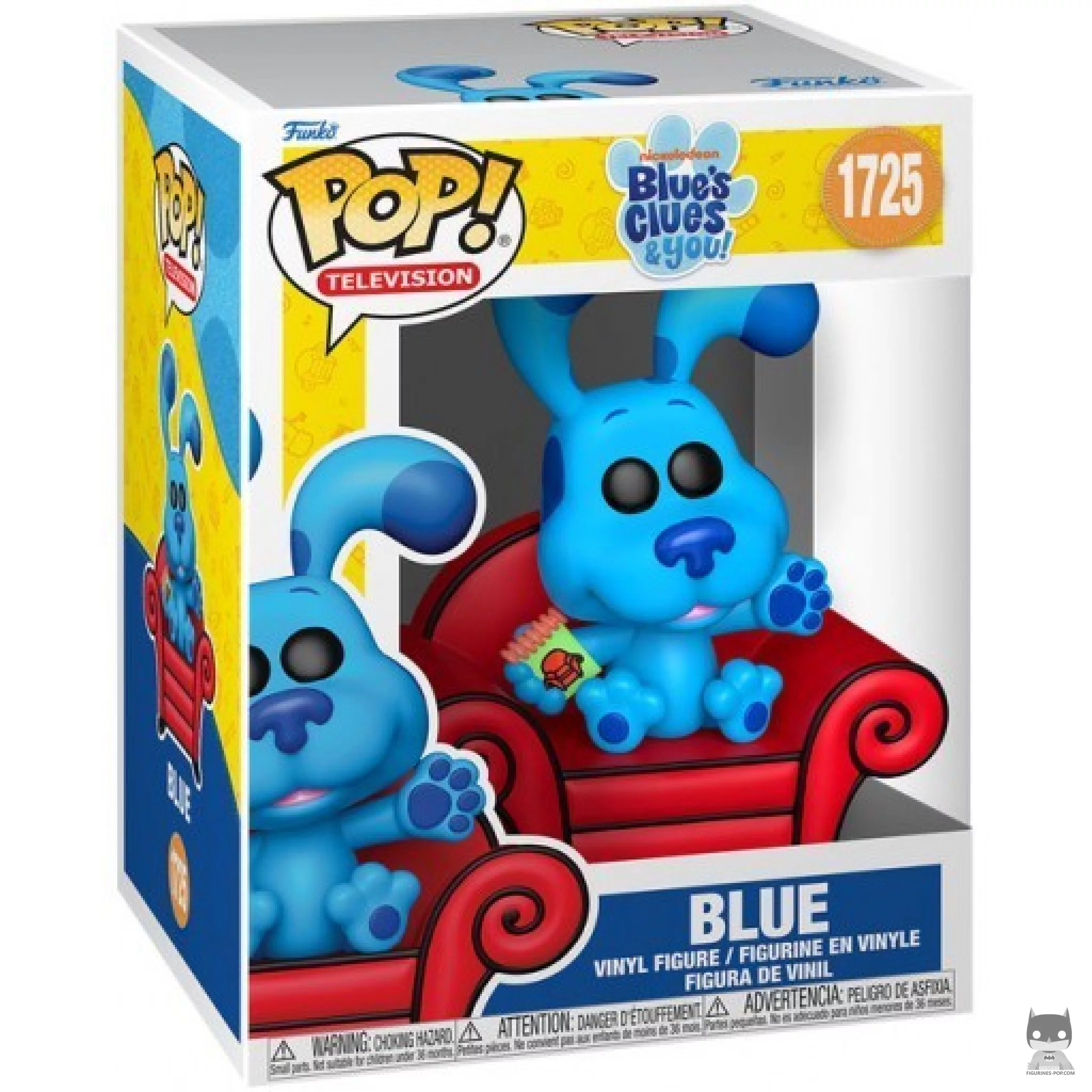 Figura Funko Pop! Blue en su caja