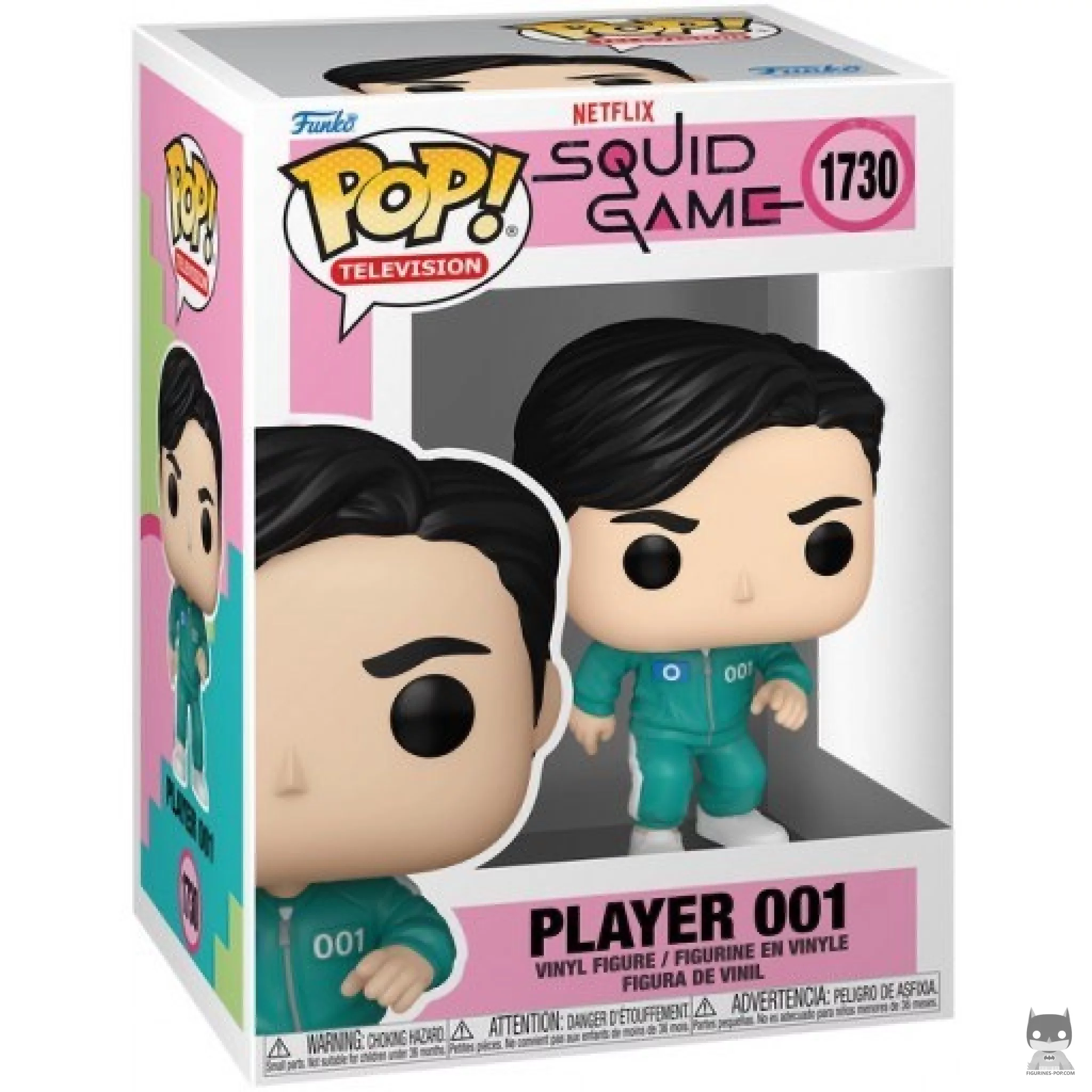 Figura Funko Pop! Jugador 001 en su caja