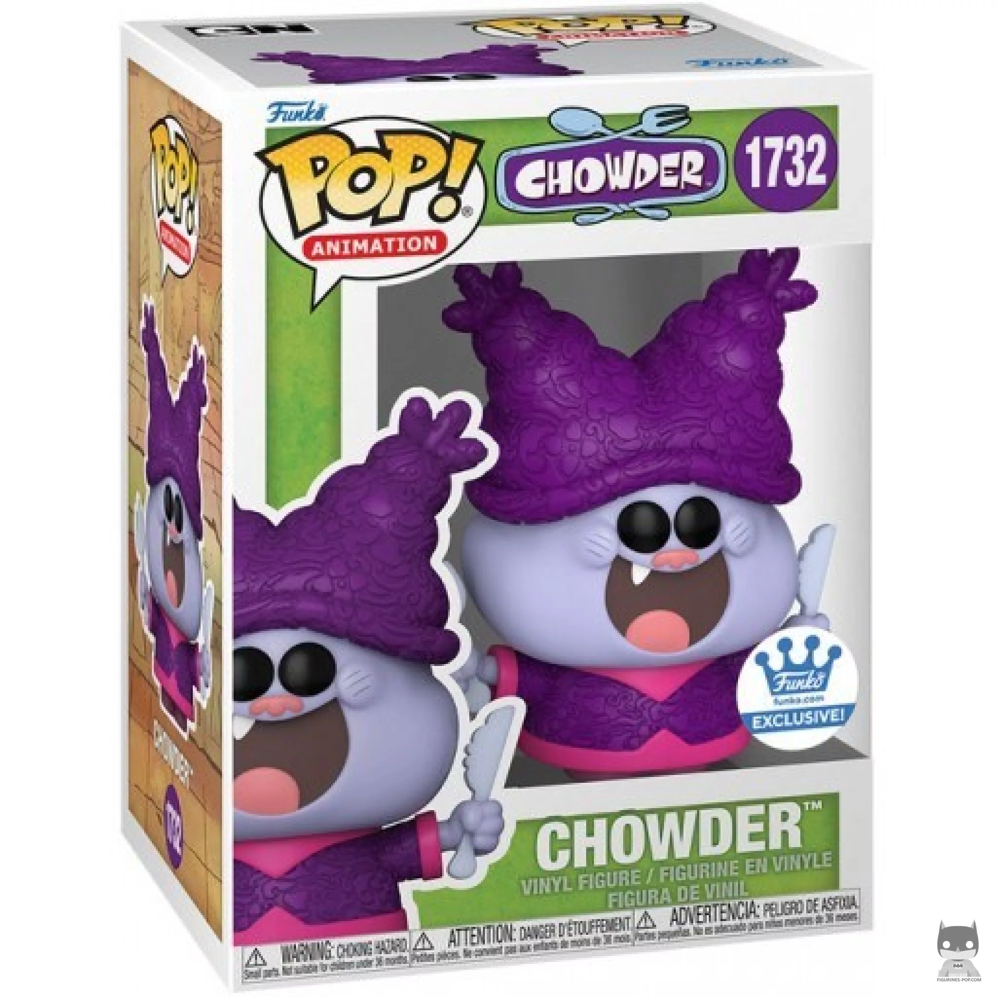 Figura Funko Pop! Chowder en su caja