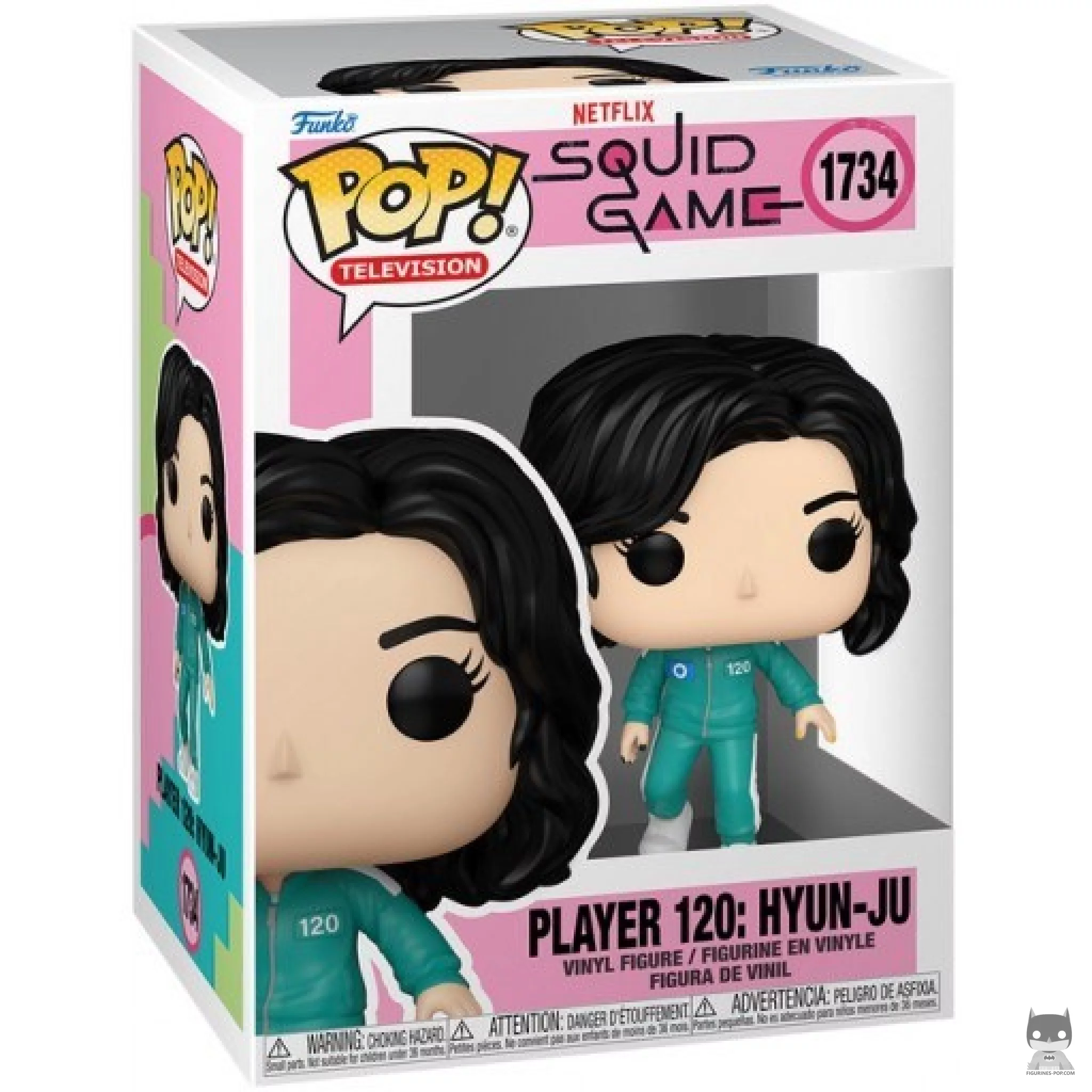 Figura Funko Pop! Jugador 120: Hyun-Ju en su caja