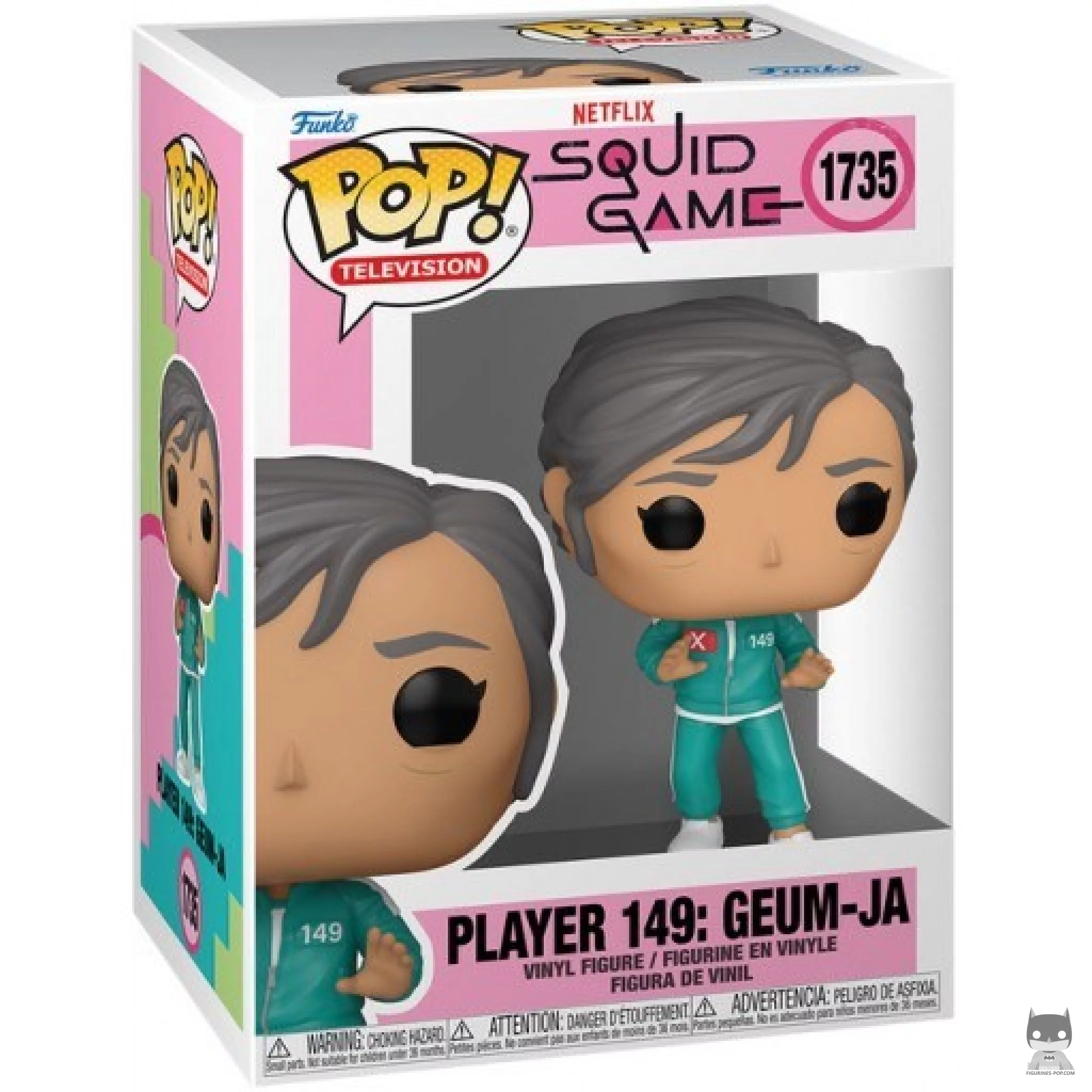 Figura Funko Pop! Jugador 149: Geum-Ja en su caja