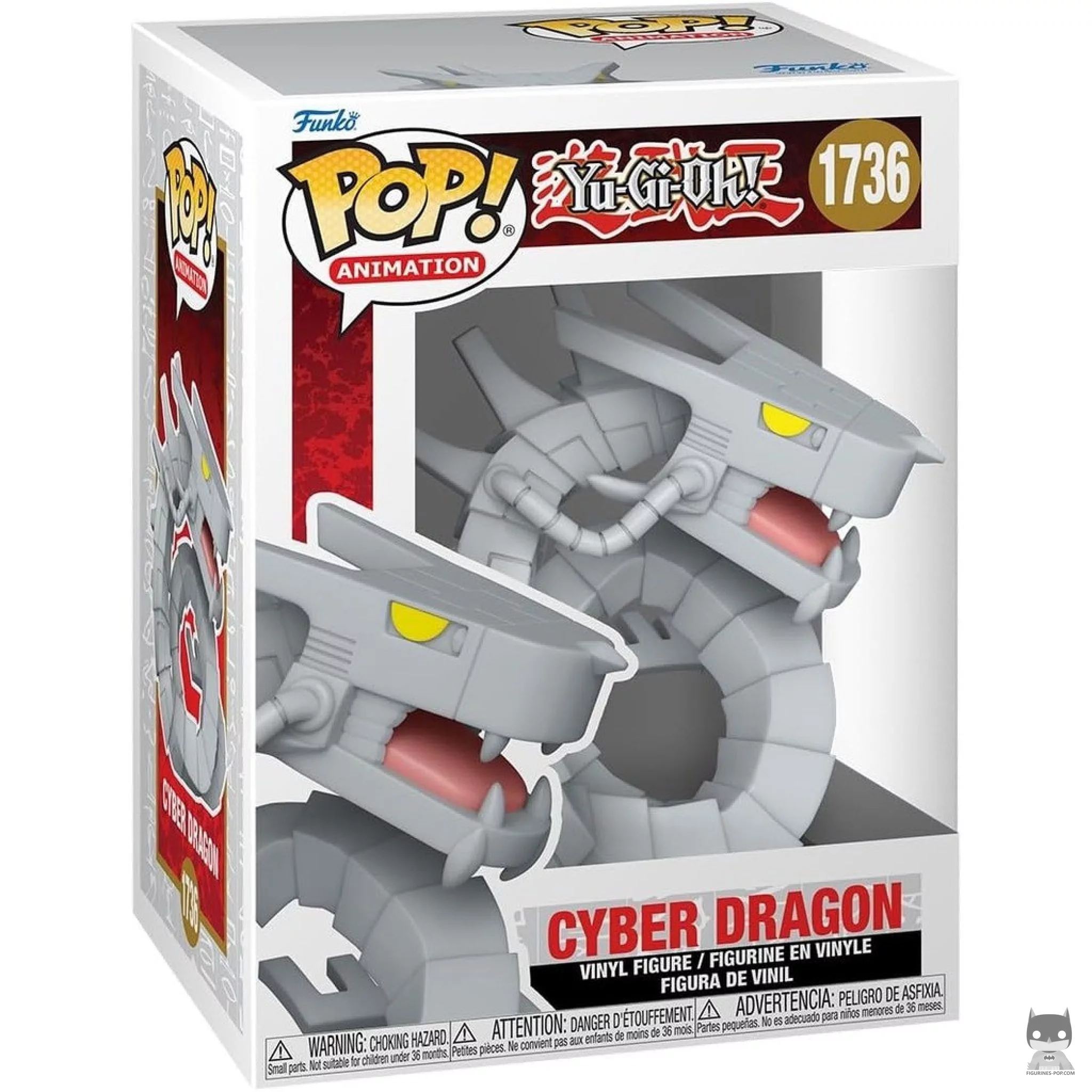 Figura Funko Pop! Dragón Cibernético en su caja