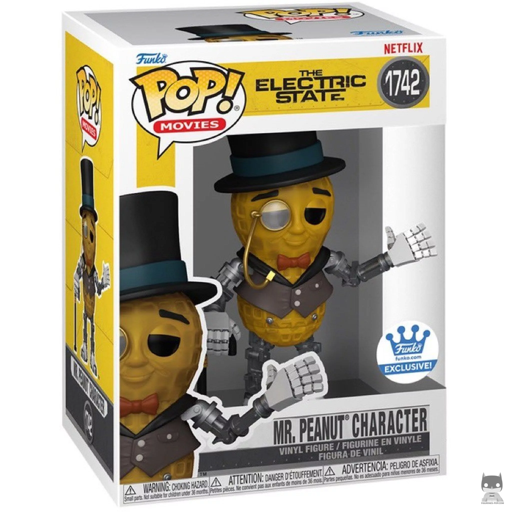 Figura Funko Pop! Mr. Peanut en su caja