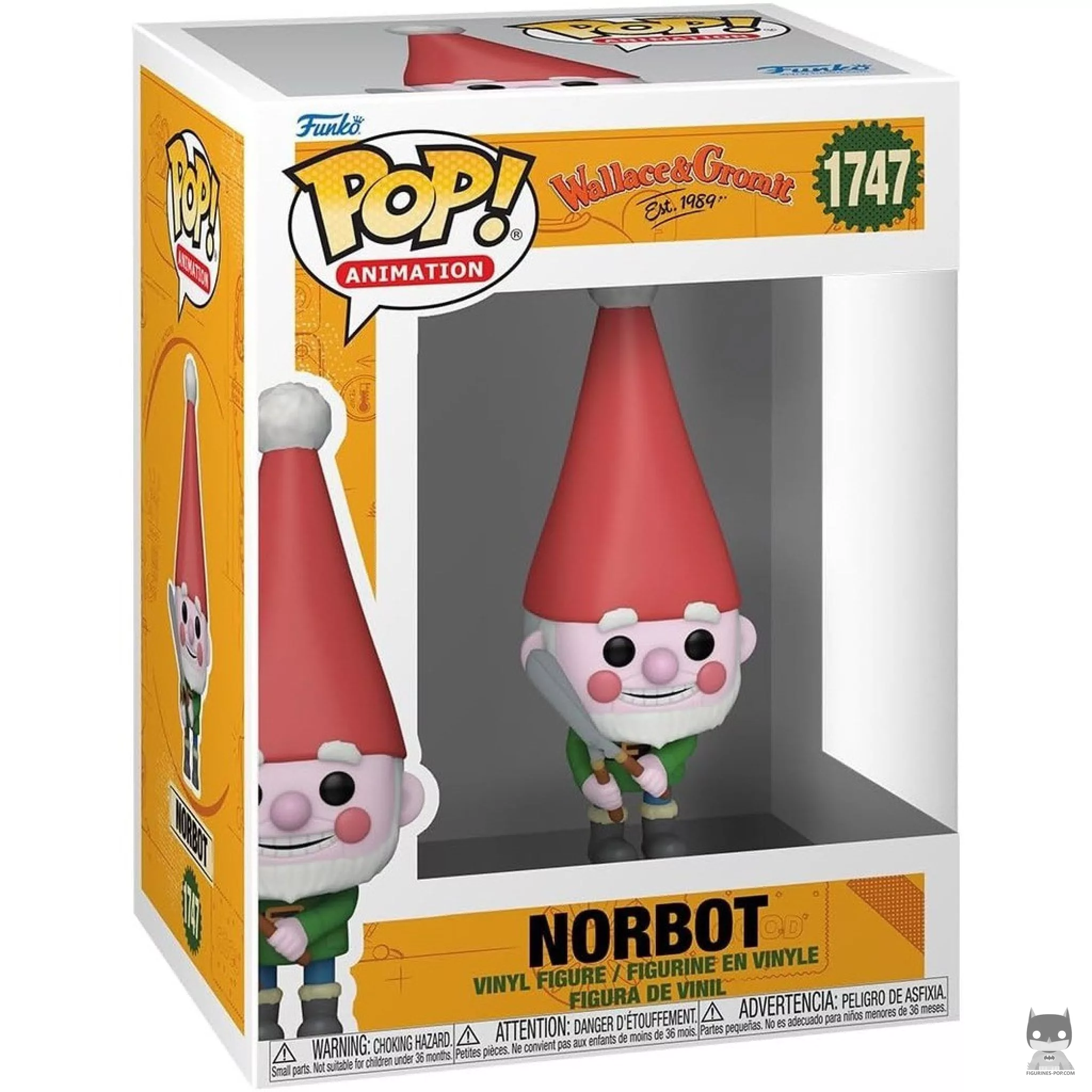 Figura Funko Pop! Norbot en su caja