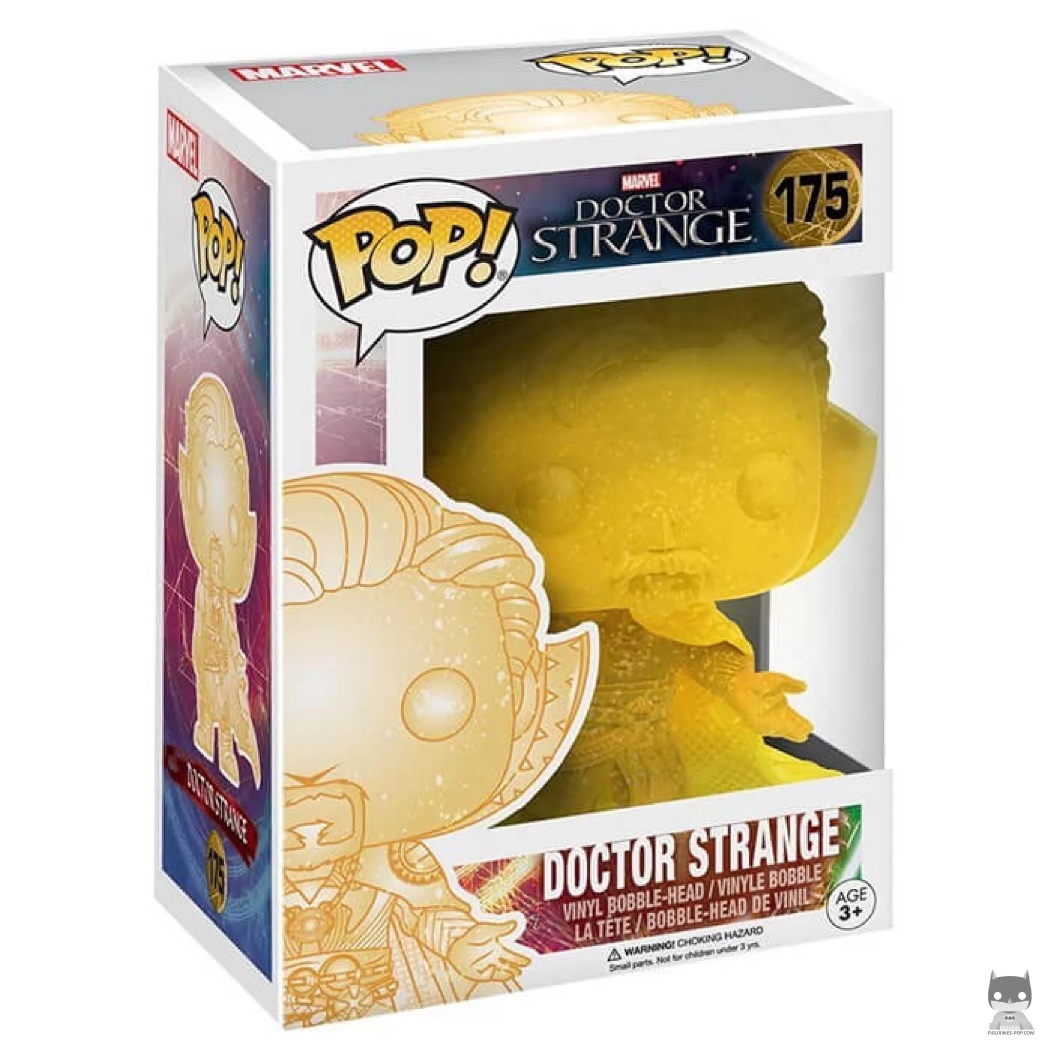 Figura Funko Pop! Doctor Strange astral (Translúcido) en su caja
