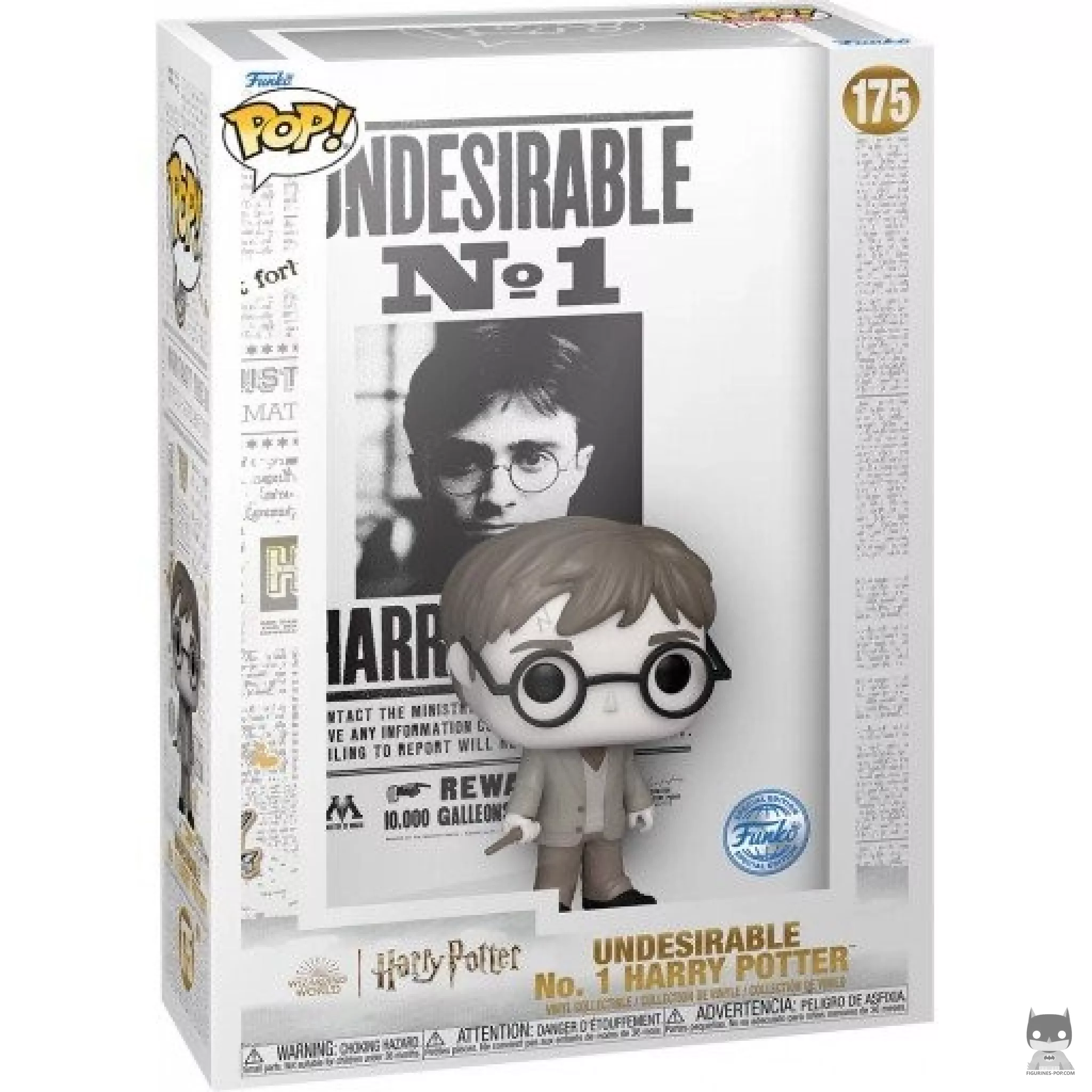 Figura Funko Pop! Indeseable n.º 1 Harry Potter en su caja